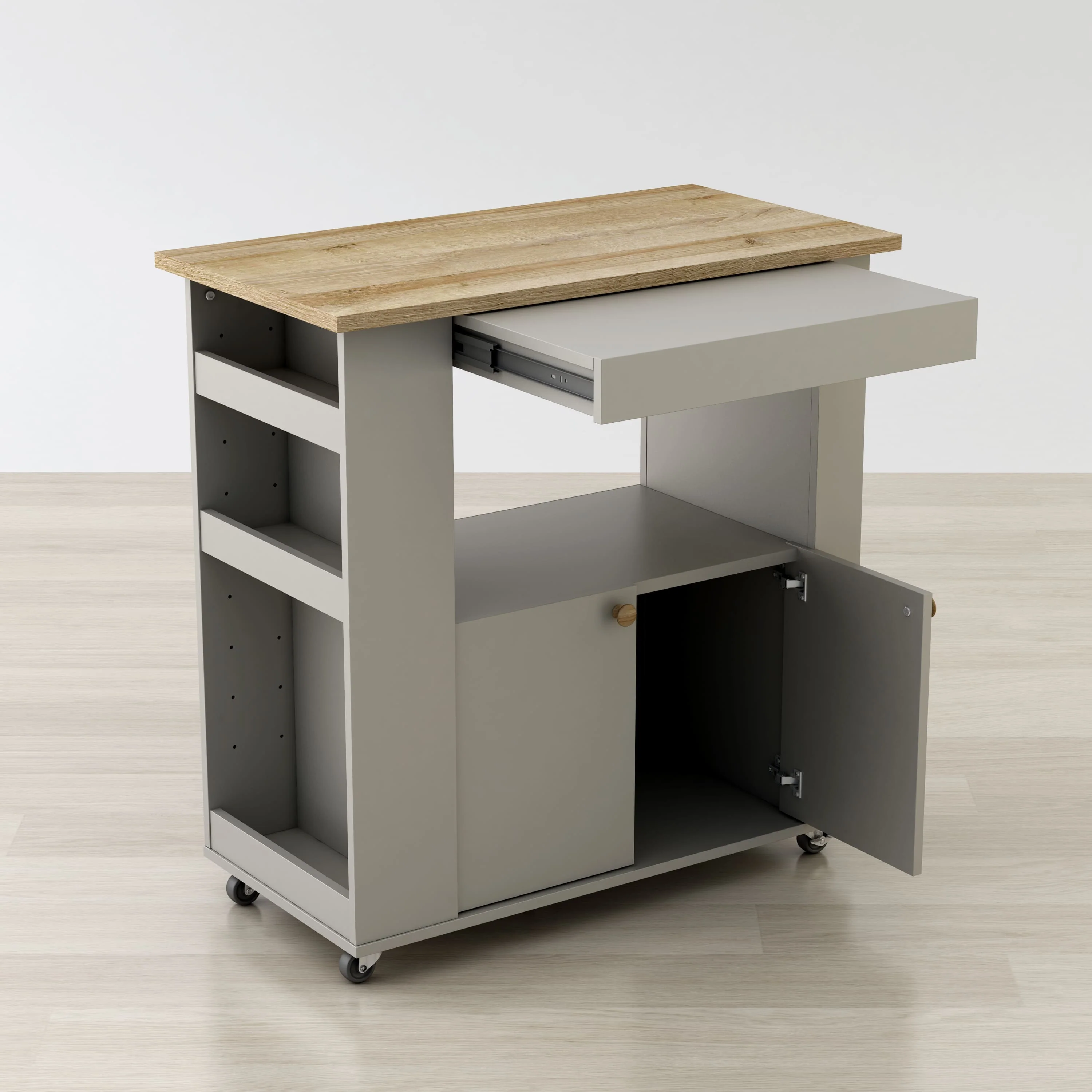 Astor 35" Kitchen Cart By Anderson Teak - Image 7