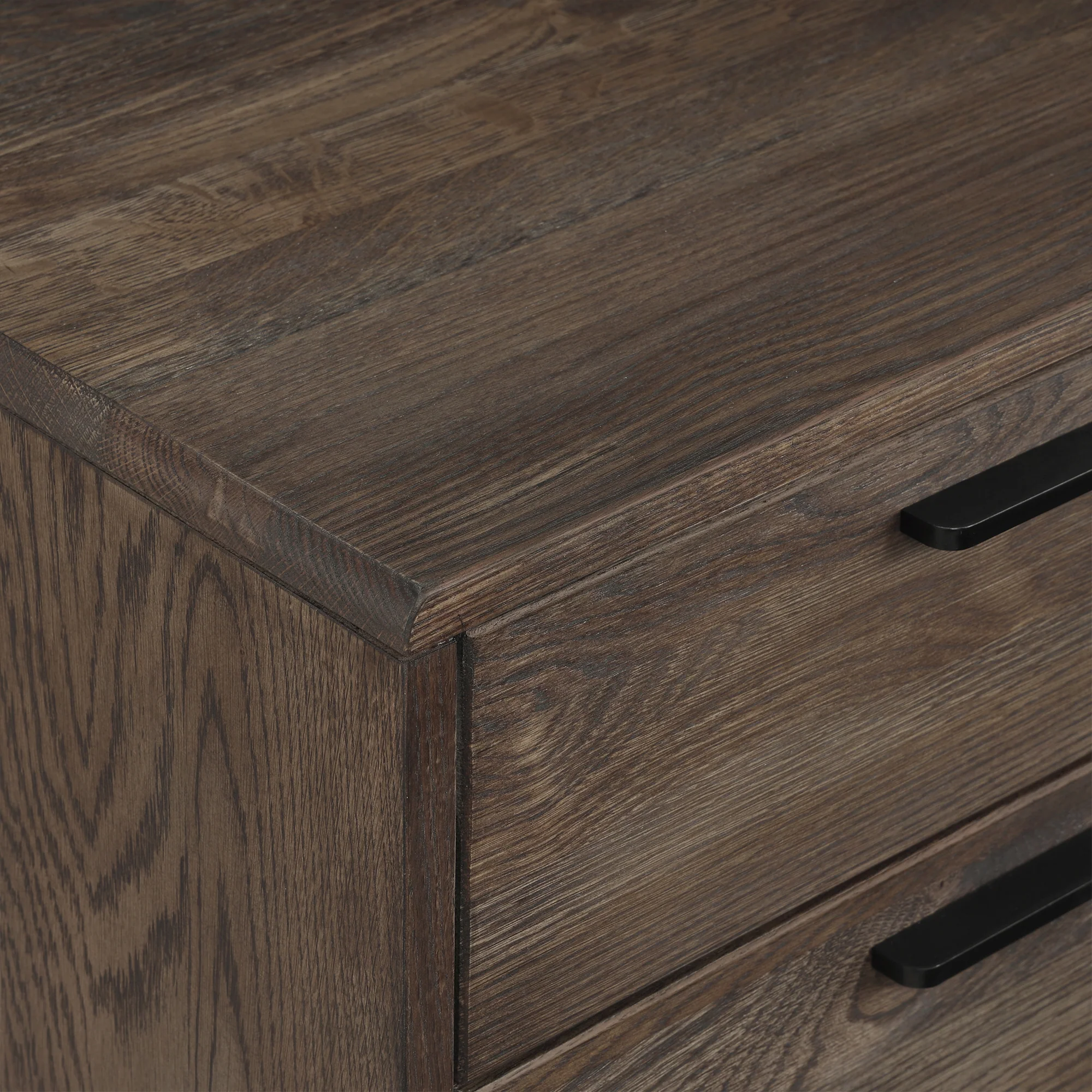 Astoria Oak 2 Drawer Nightstand By Armen Living - Image 11