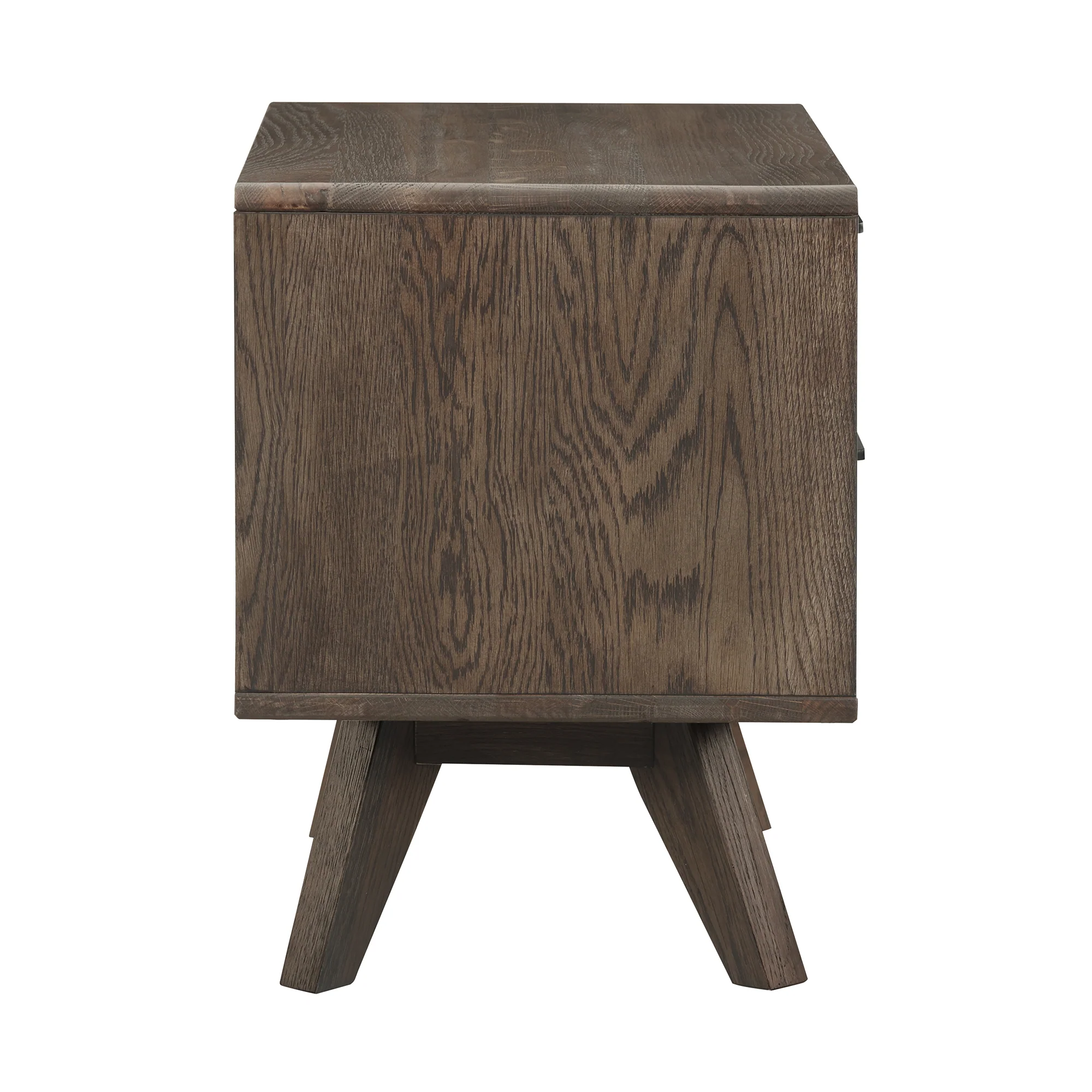 Astoria Oak 2 Drawer Nightstand By Armen Living - Image 6