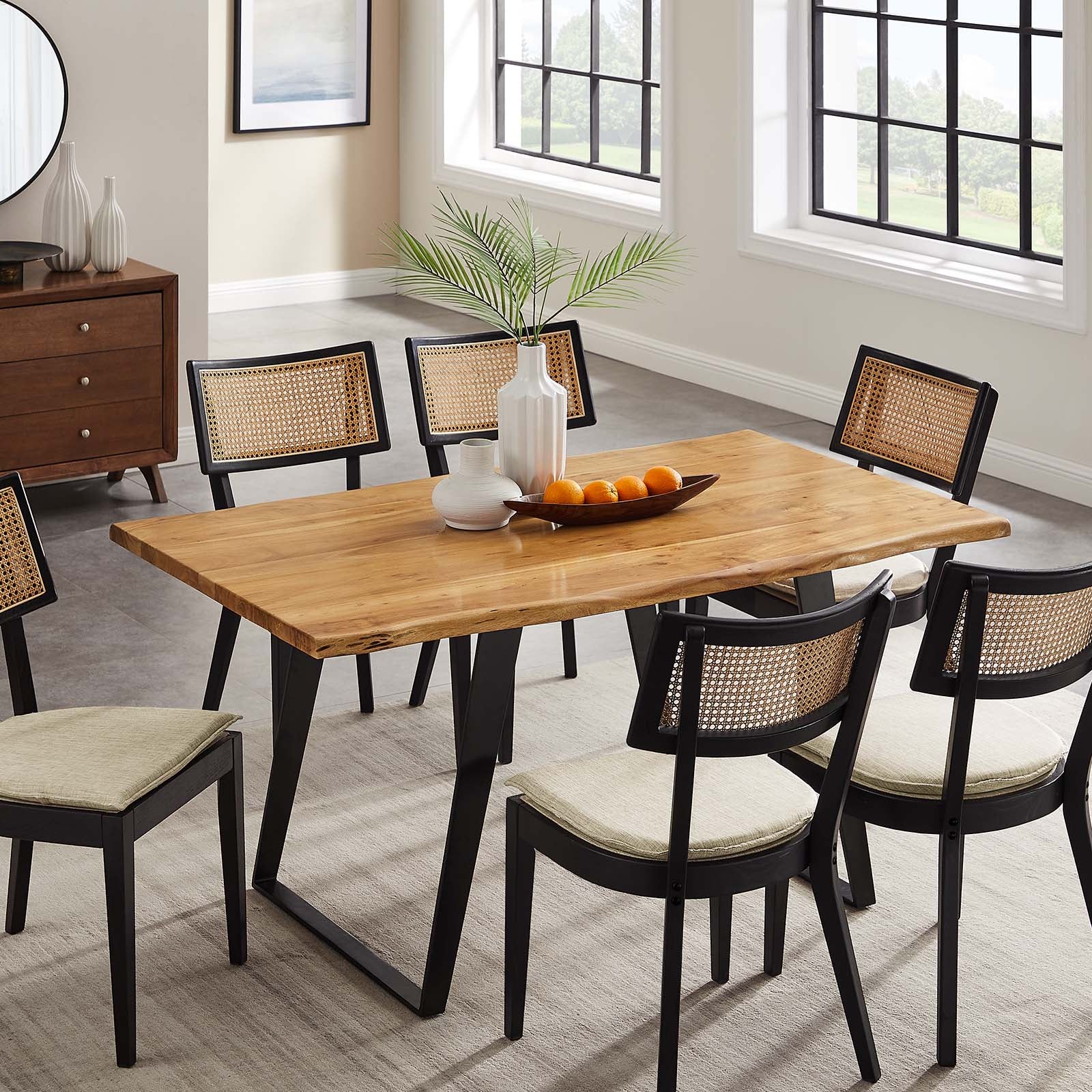 Astound 60" Live Edge Acacia Wood Dining Table By Modway - EEI-6067 - Image 13