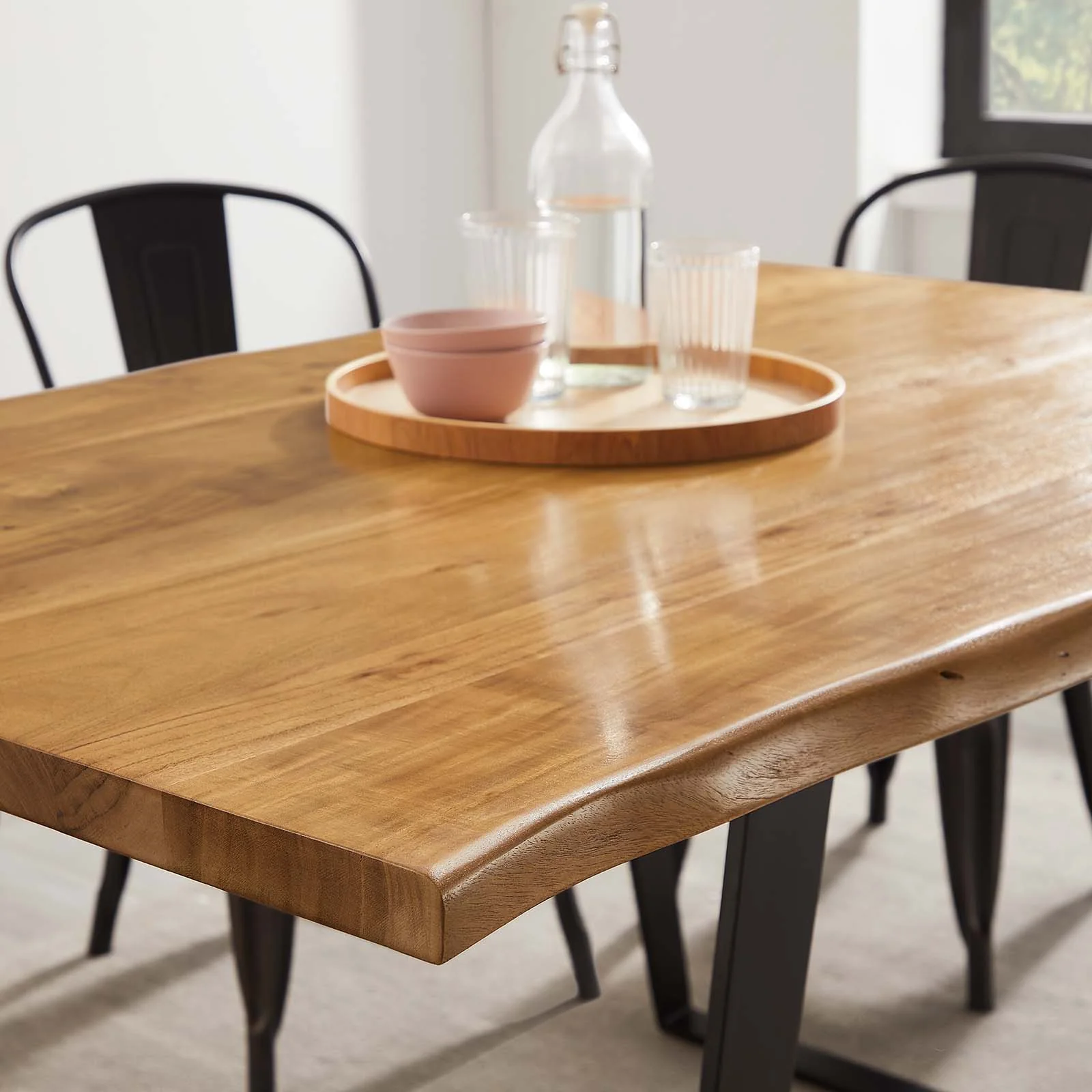 Astound 60" Live Edge Acacia Wood Dining Table By Modway - EEI-6067 - Image 15