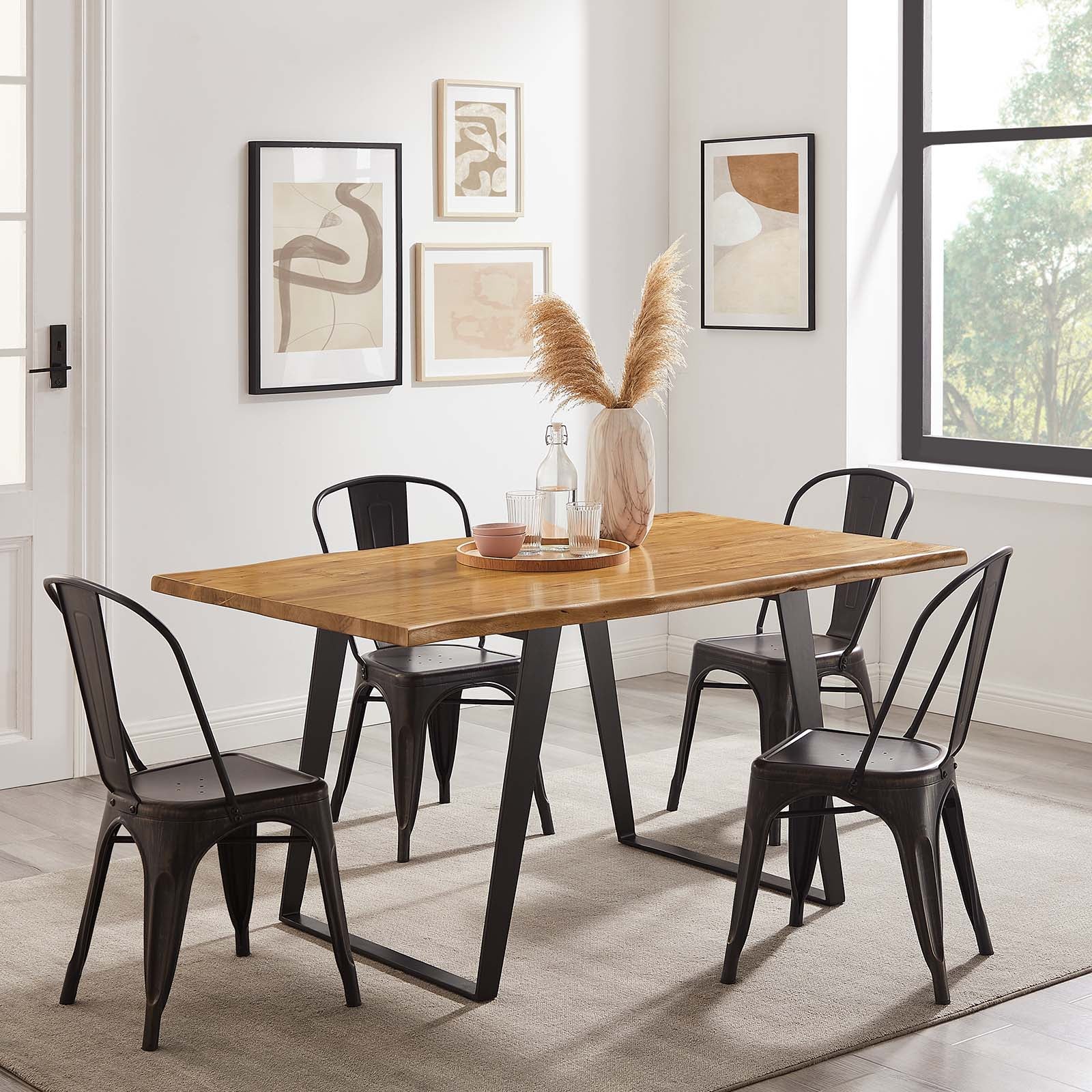 Astound 60" Live Edge Acacia Wood Dining Table By Modway - EEI-6067 - Image 16
