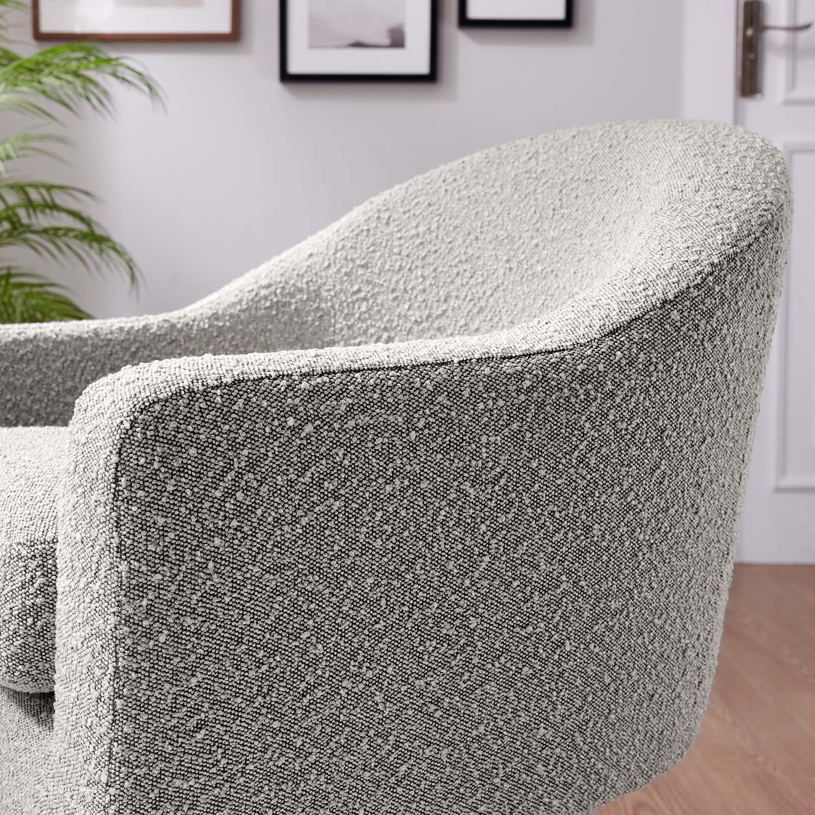 Astral Boucle Fabric Boucle Fabric Swivel Chair By Modway - EEI-6359 - Image 16