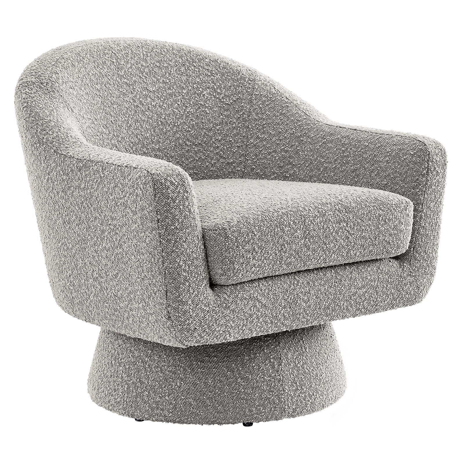 Astral Boucle Fabric Boucle Fabric Swivel Chair By Modway - EEI-6359 - Image 9