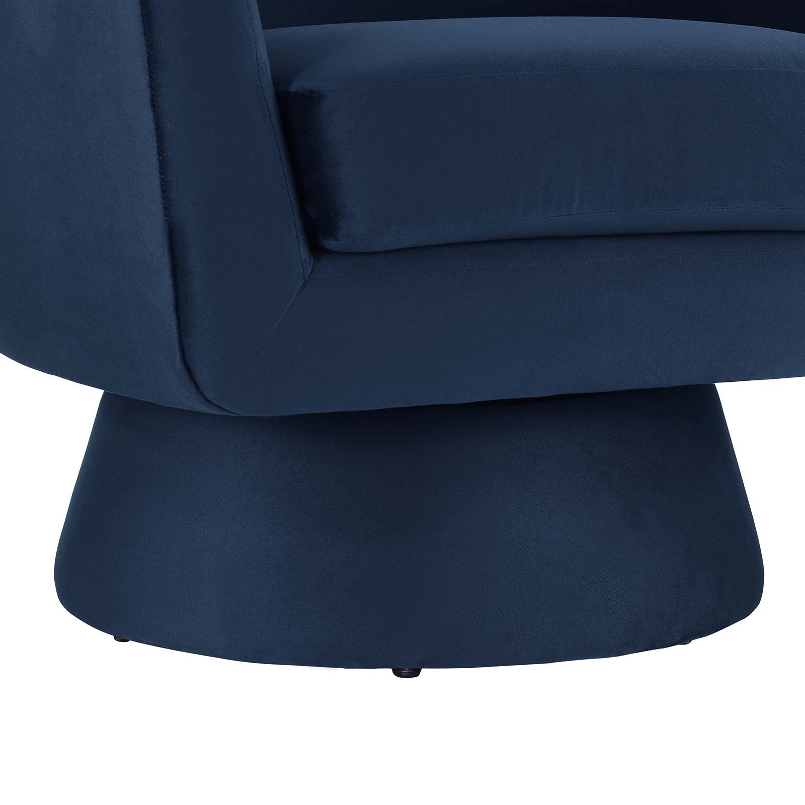 Astral Performance Velvet Fabric and Wood Swivel Chair By Modway - EEI-6360 - Image 13