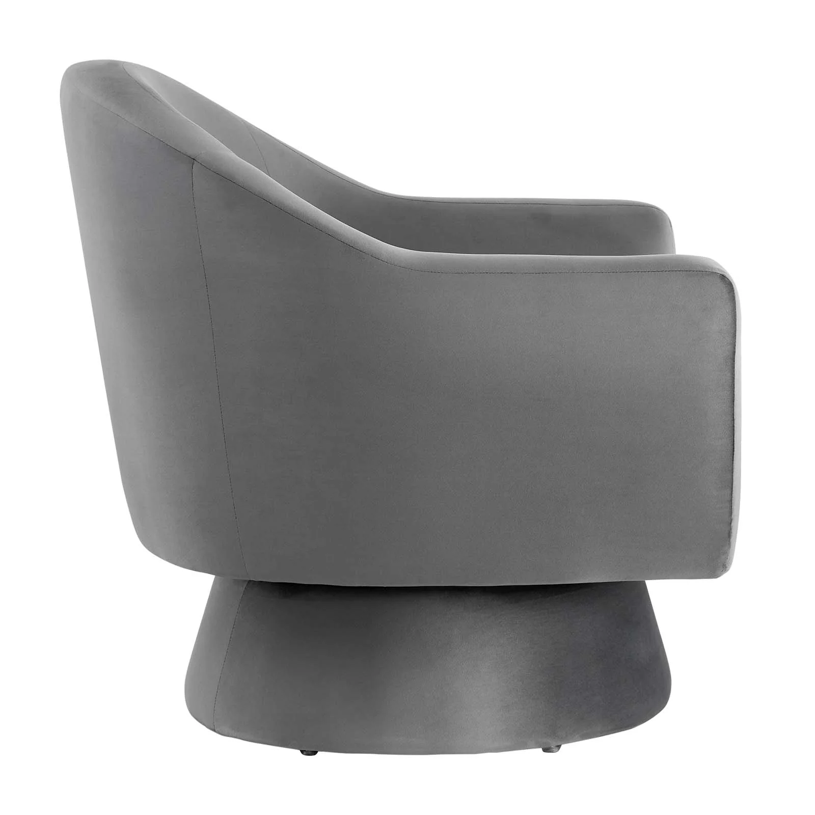 Astral Performance Velvet Fabric and Wood Swivel Chair By Modway - EEI-6360 - Image 3