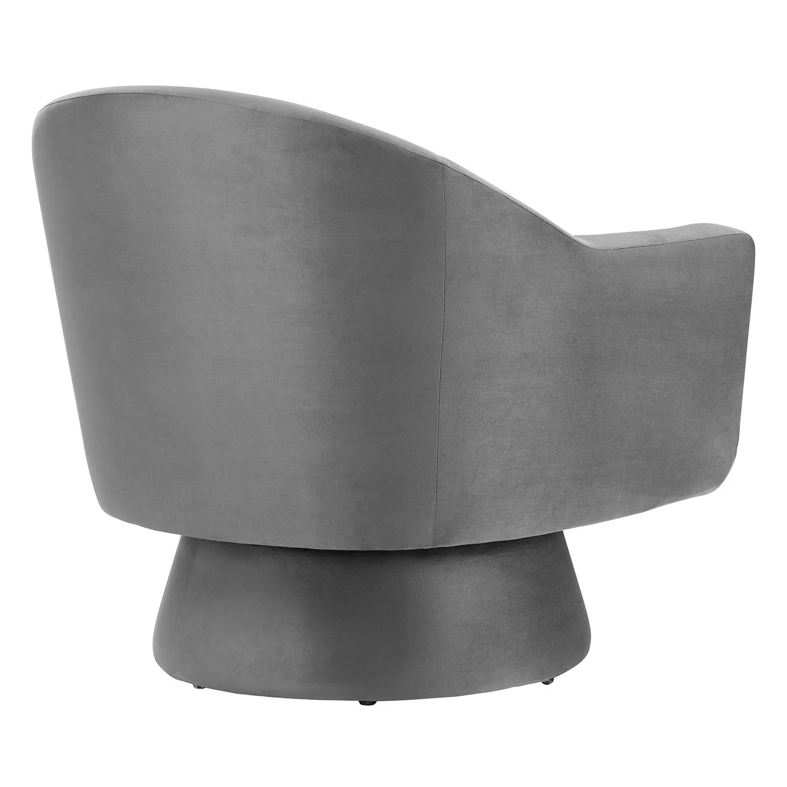 Astral Performance Velvet Fabric and Wood Swivel Chair By Modway - EEI-6360 - Image 4