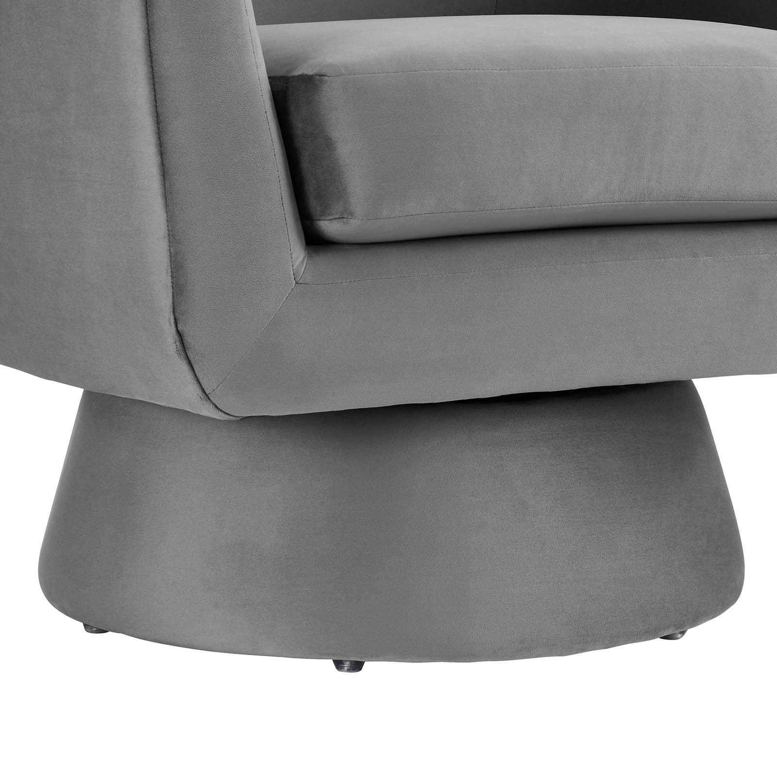 Astral Performance Velvet Fabric and Wood Swivel Chair By Modway - EEI-6360 - Image 6