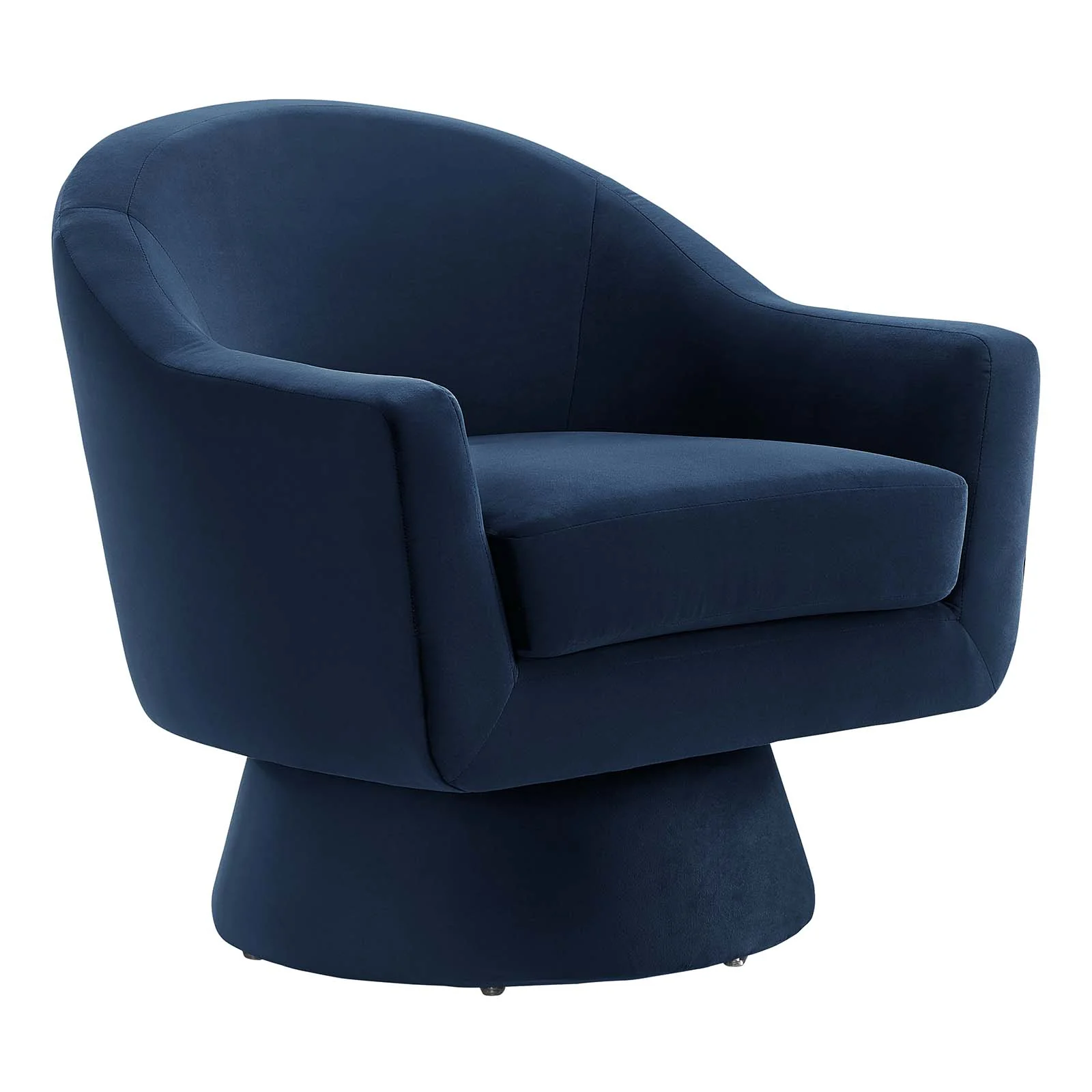Astral Performance Velvet Fabric and Wood Swivel Chair By Modway - EEI-6360 - Image 9