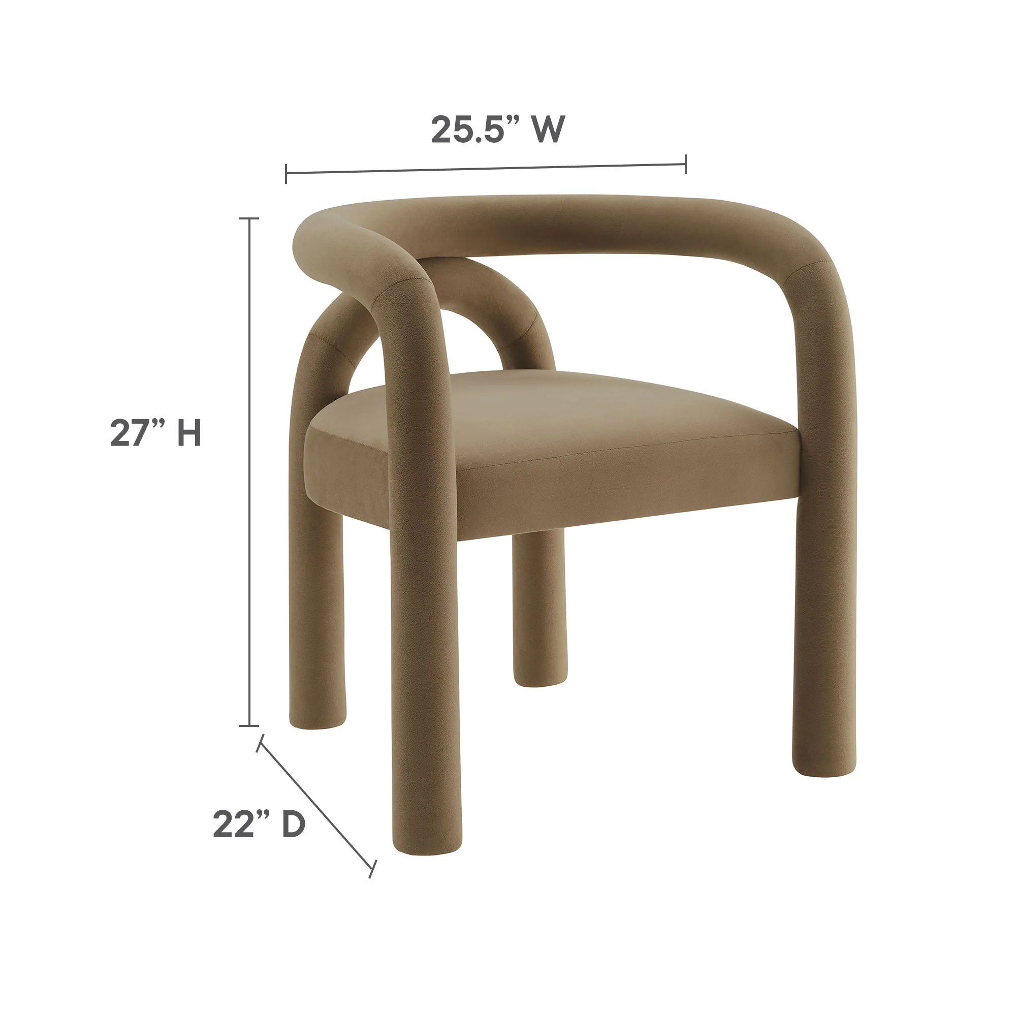 Astrid Performance Velvet Dining Chair by Modway - Image 9