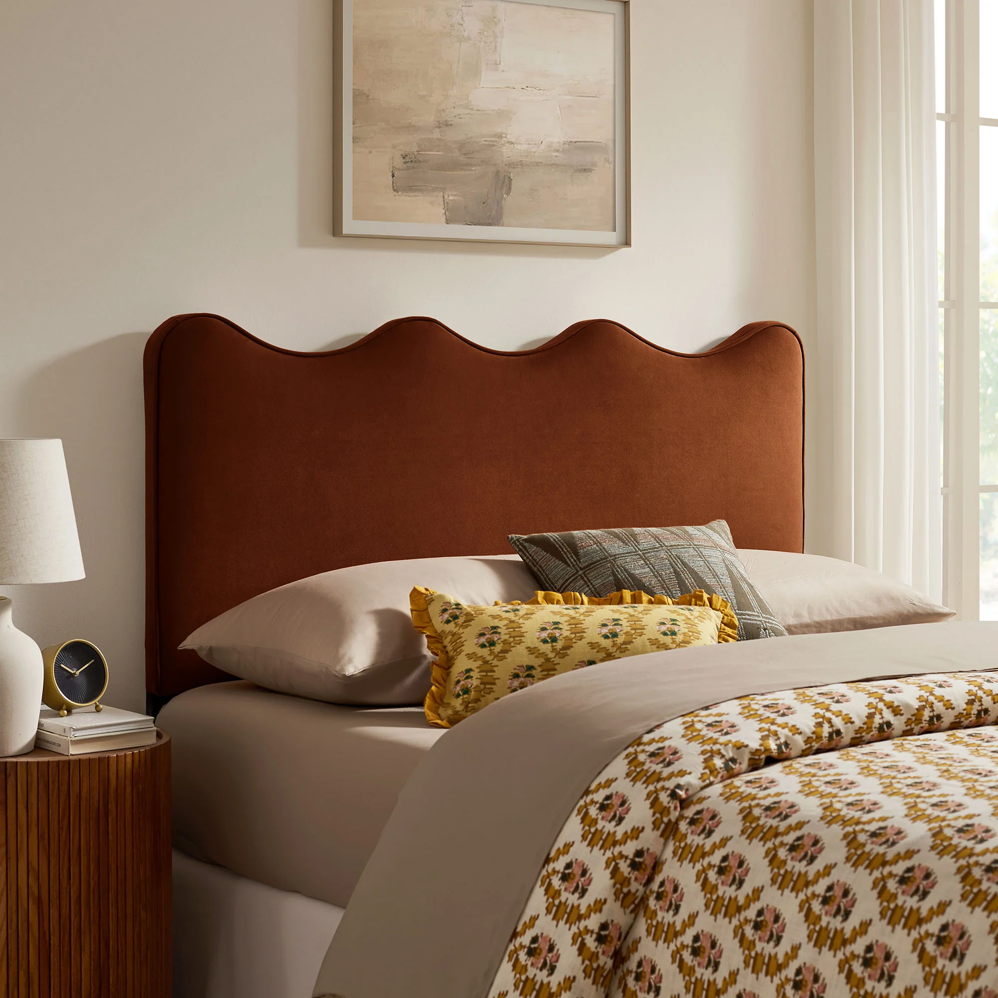 Athena Stain-Resistant Performance Velvet Full Size Headboard by Modway - Image 54