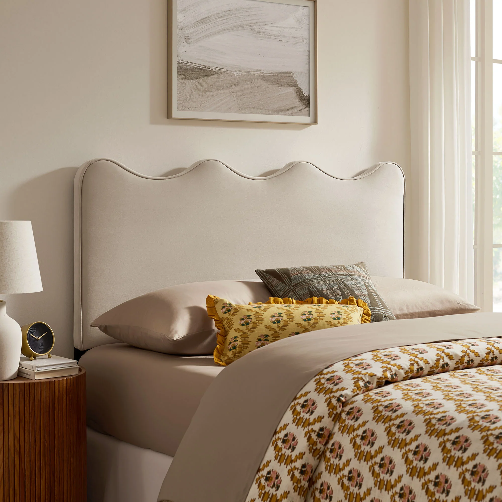 Athena Stain-Resistant Performance Velvet King Size Headboard by Modway - Image 14