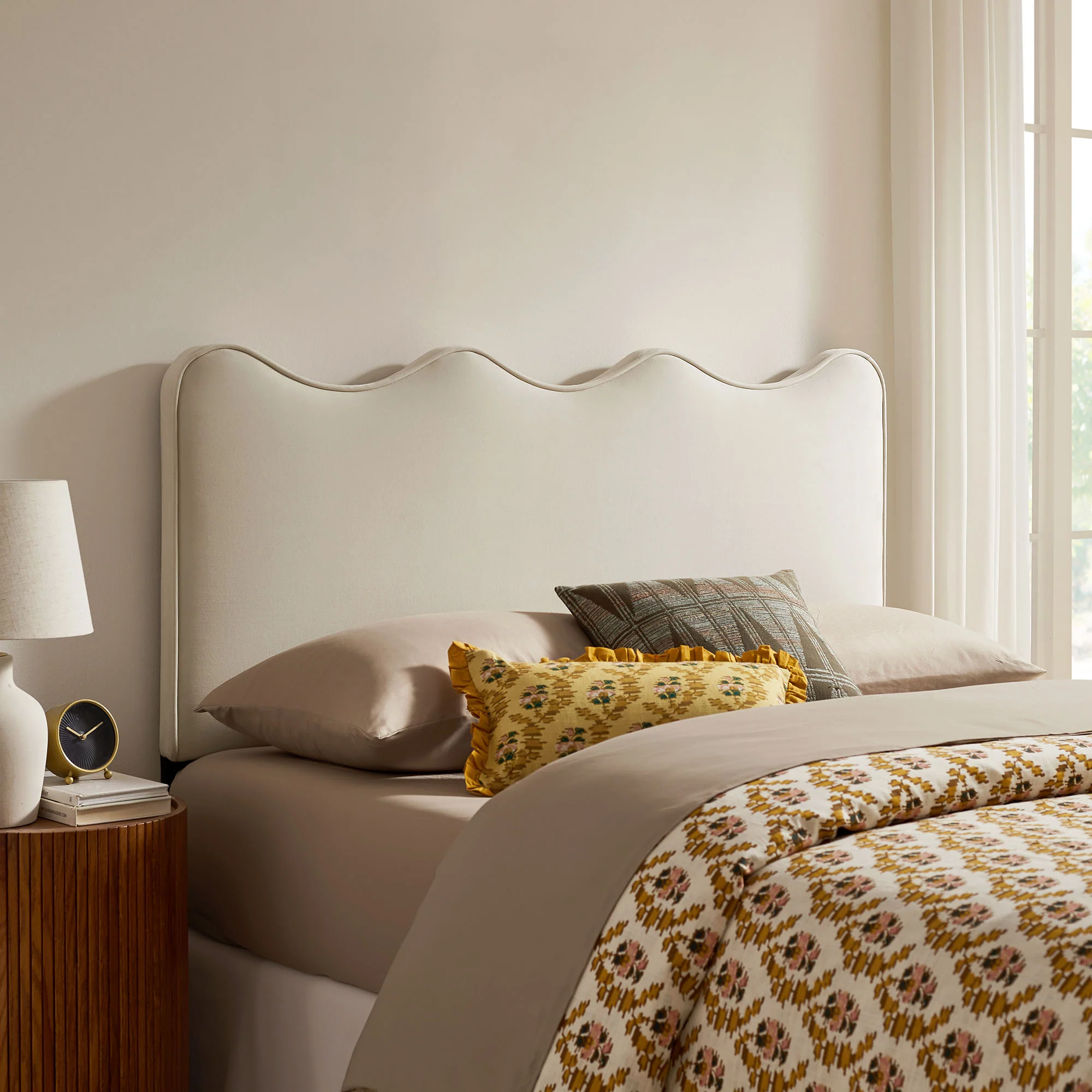 Athena Stain-Resistant Performance Velvet King Size Headboard by Modway - Image 6