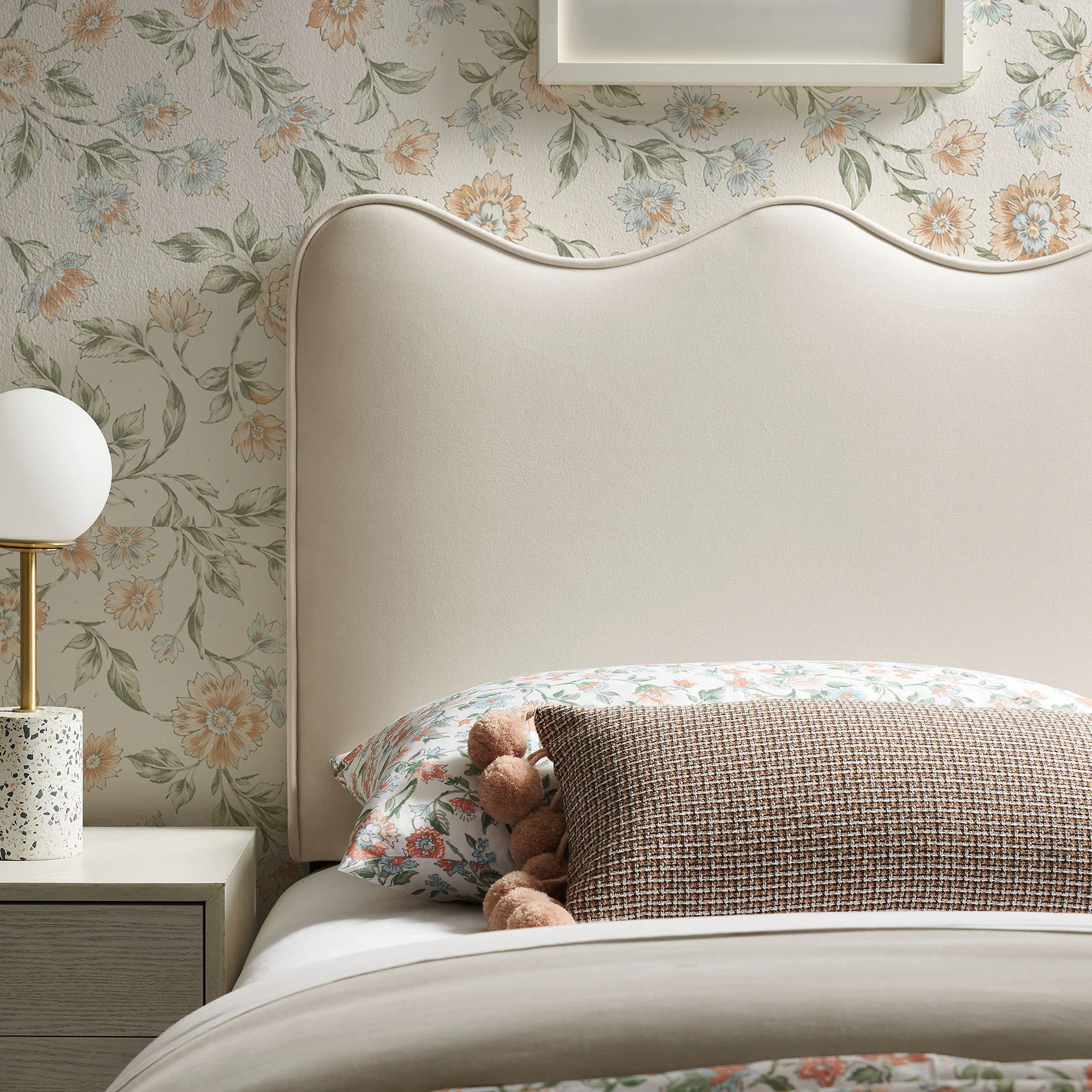 Athena Stain-Resistant Performance Velvet Twin Size Headboard by Modway - Image 5