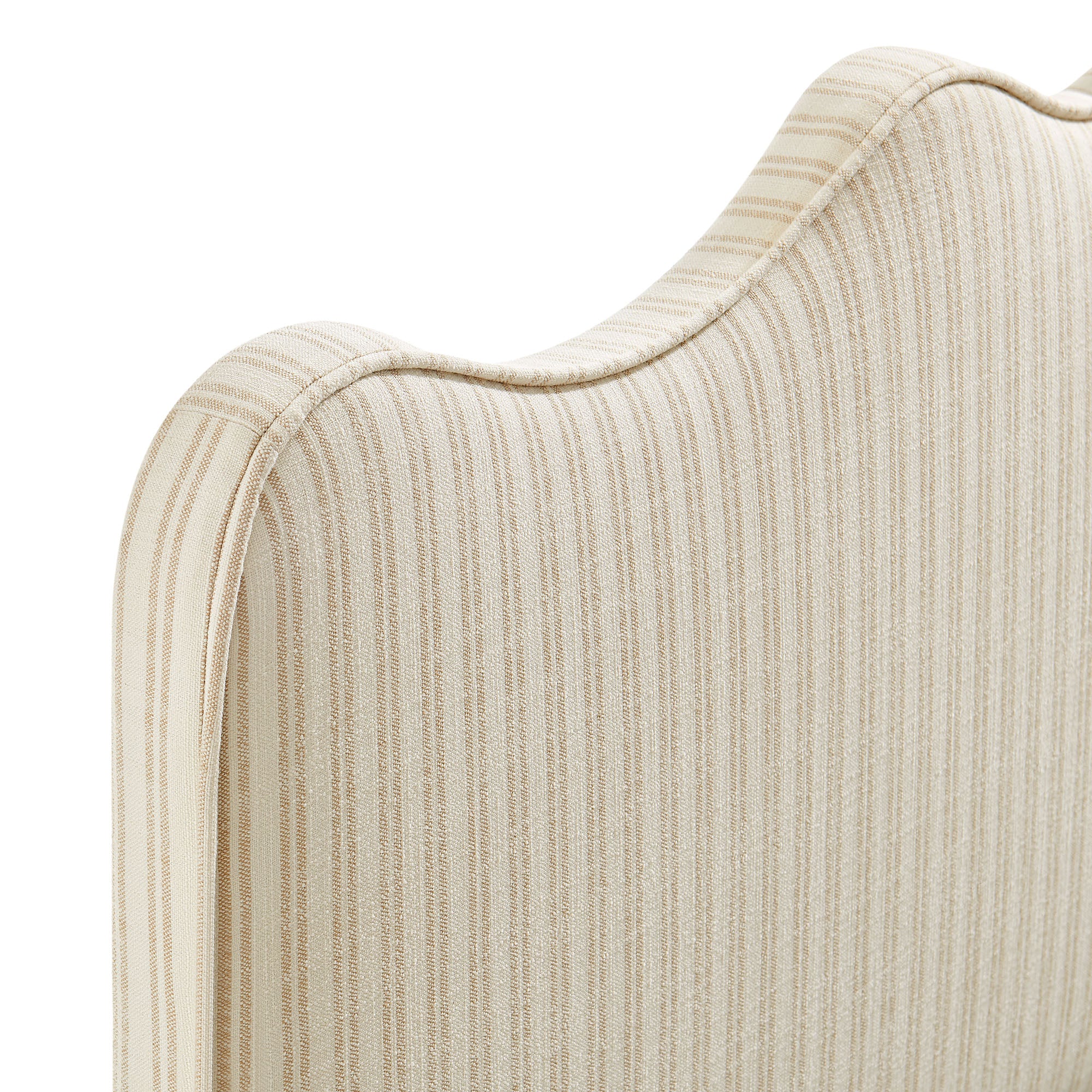 Athena Striped Fabric Upholstered Full Size Headboard by Modway - Image 13