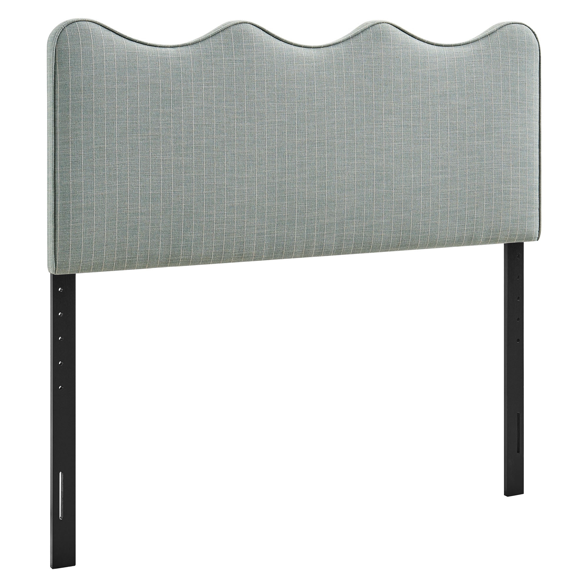 Athena Striped Fabric Upholstered King Size Headboard by Modway - Image 19
