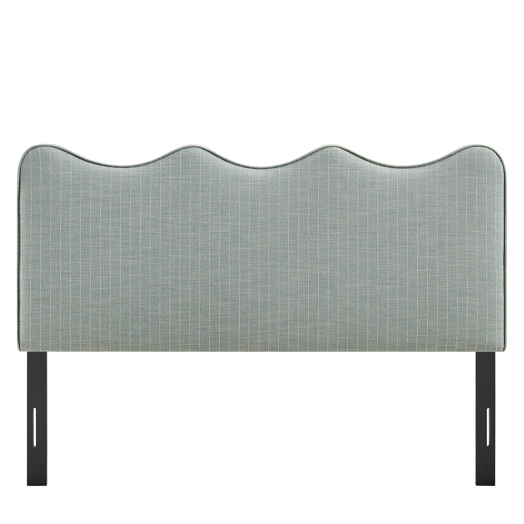 Athena Striped Fabric Upholstered King Size Headboard by Modway - Image 21