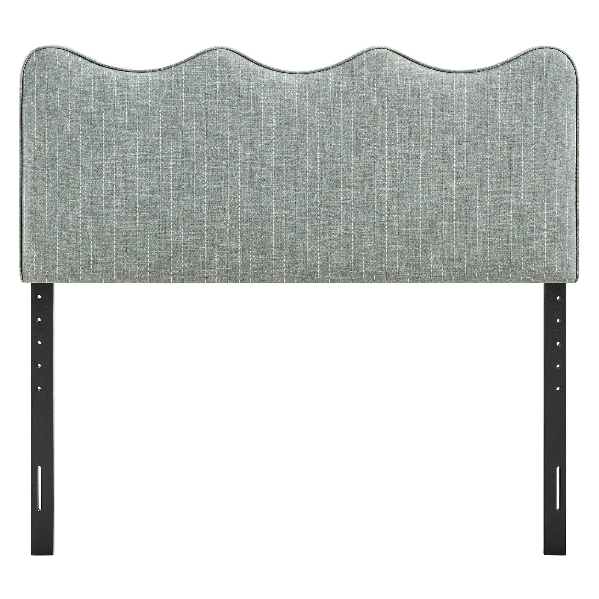 Athena Striped Fabric Upholstered Queen Size Headboard by Modway - Image 18