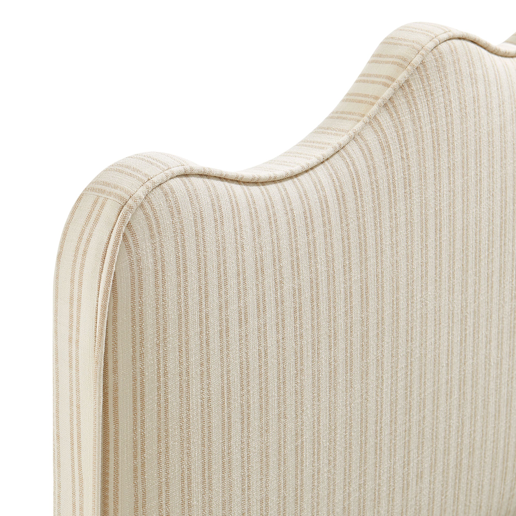 Athena Striped Fabric Upholstered Twin Size Headboard by Modway - Image 12