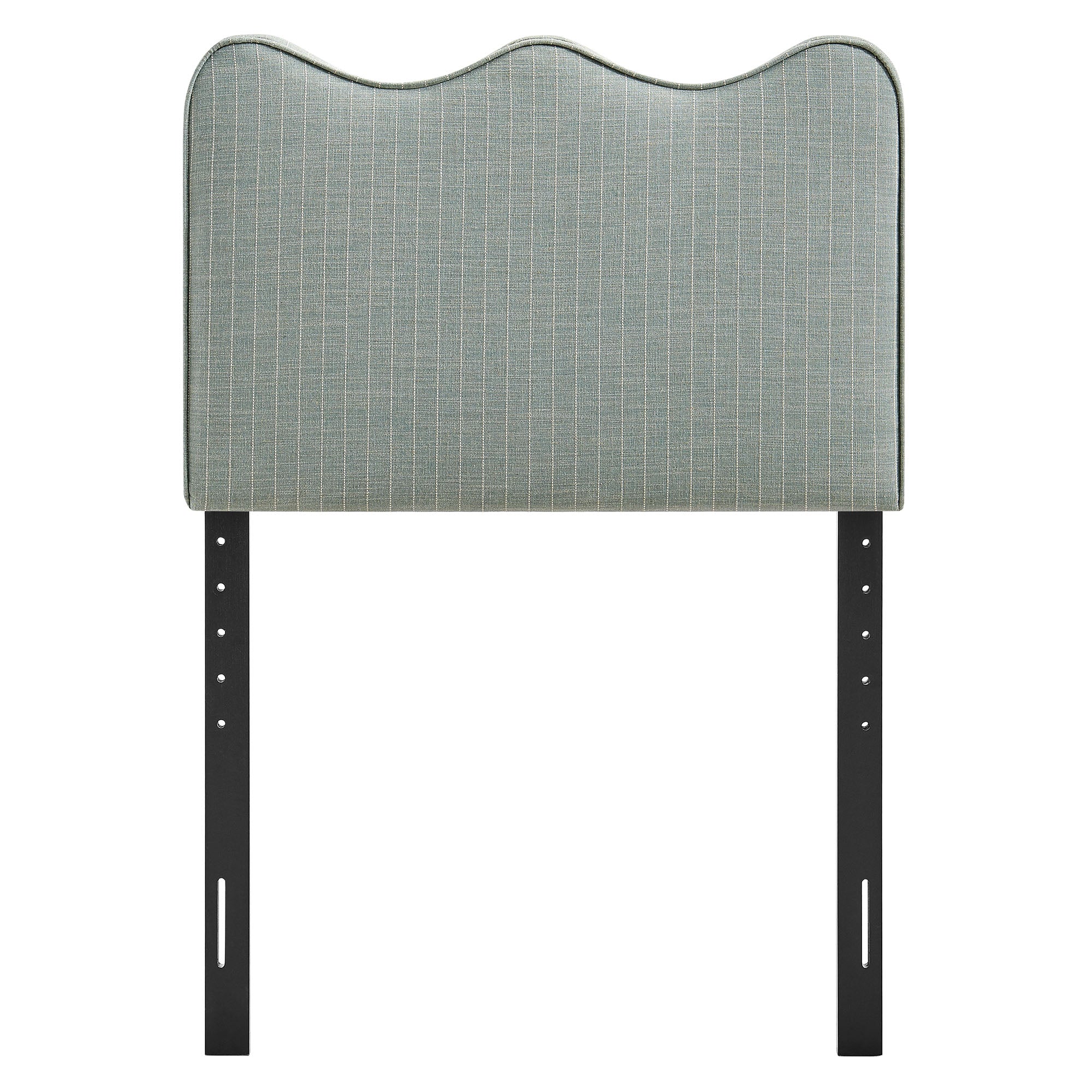 Athena Striped Fabric Upholstered Twin Size Headboard by Modway - Image 18