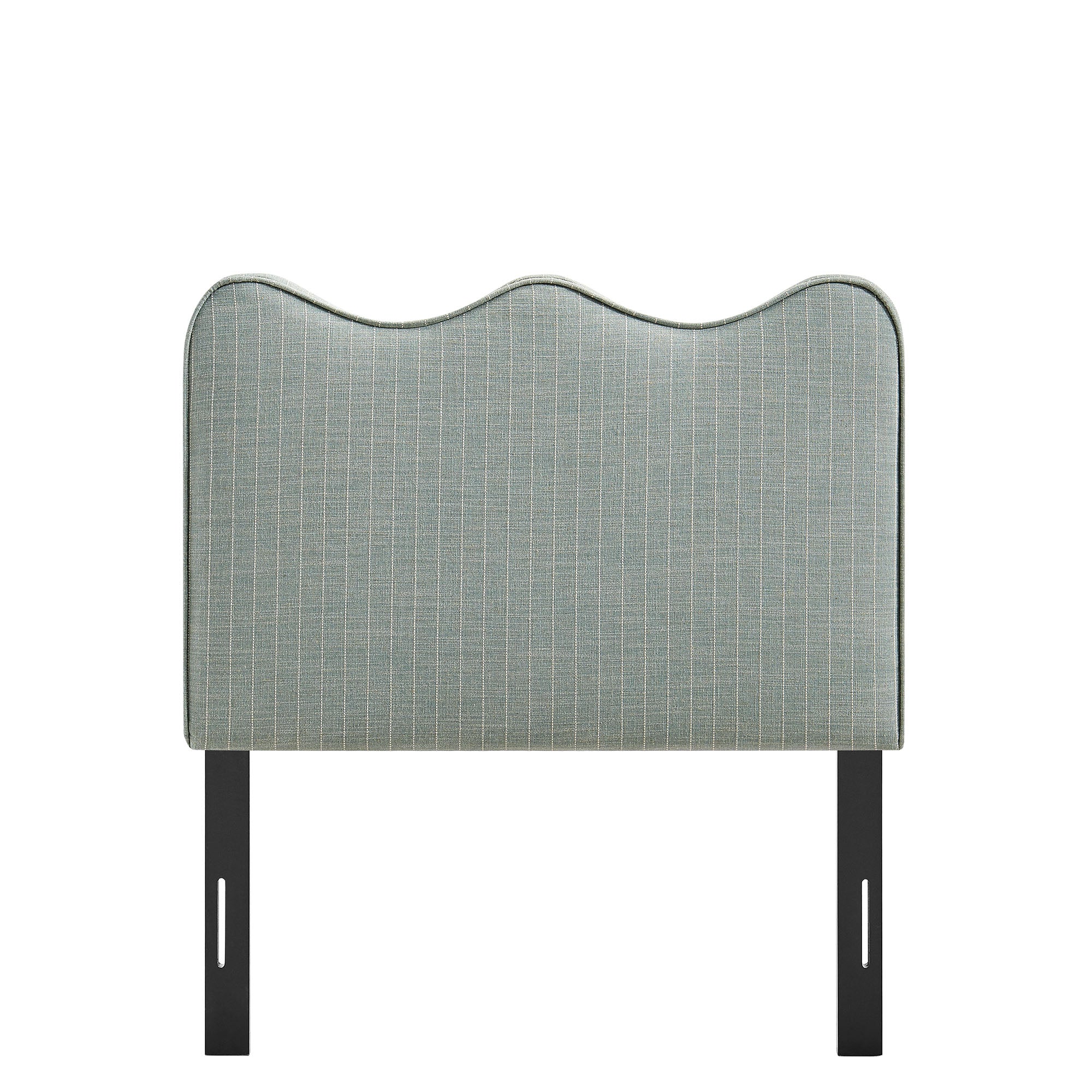 Athena Striped Fabric Upholstered Twin Size Headboard by Modway - Image 19