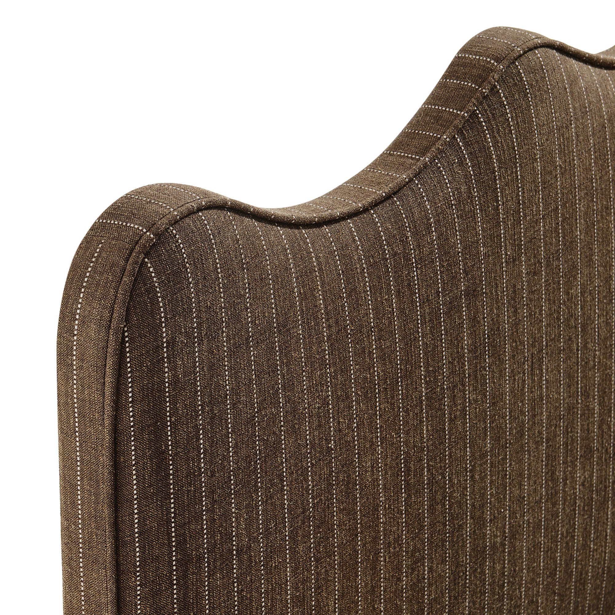 Athena Striped Fabric Upholstered Twin Size Headboard by Modway - Image 4