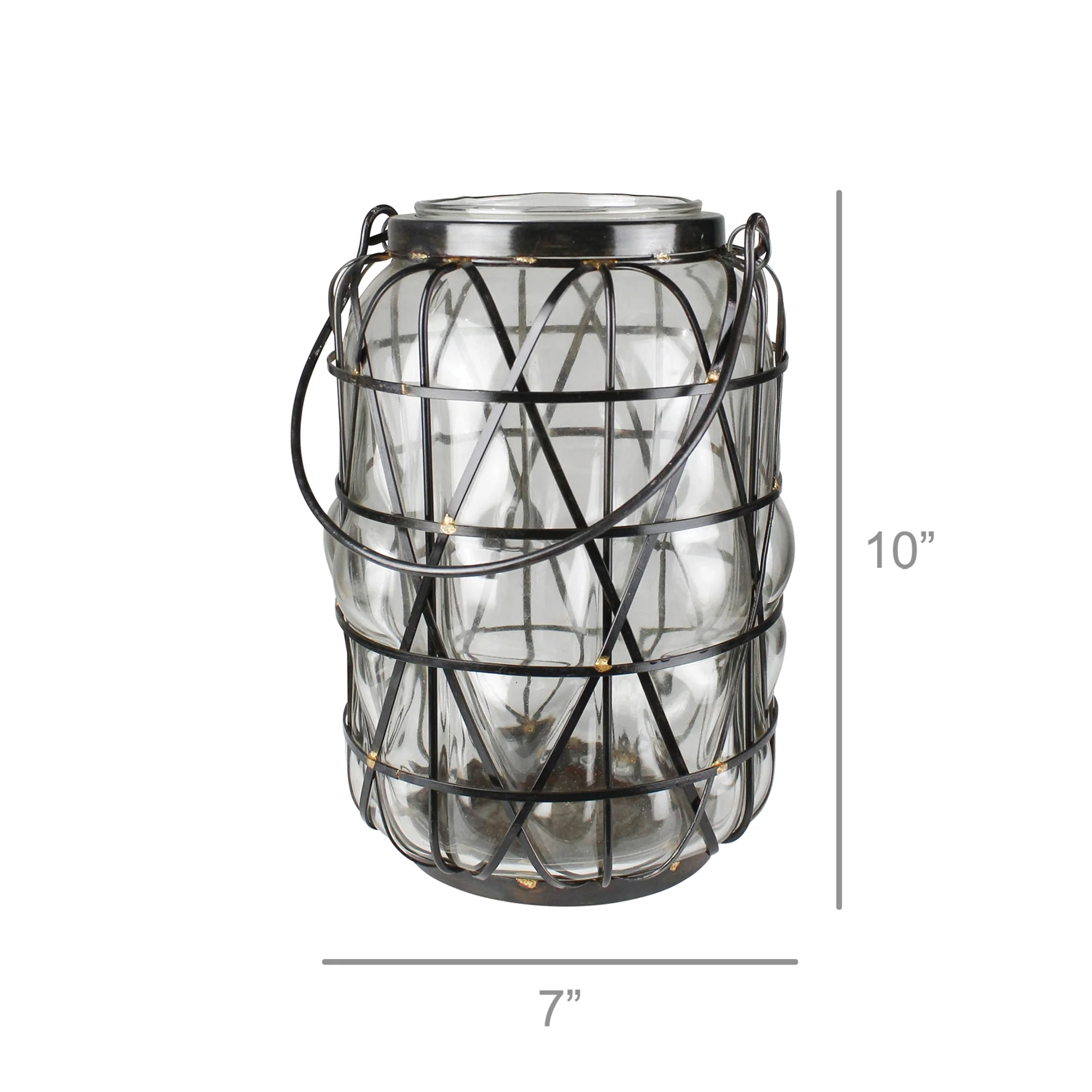 Atlantic Lantern, Glass - Small Set Of 2 By HomArt - Image 7