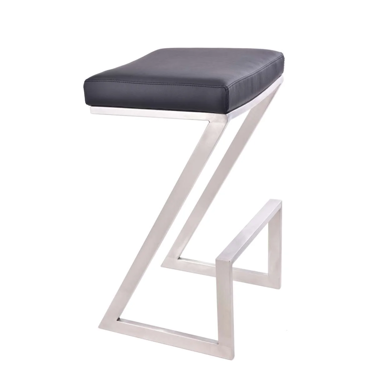 Atlantis 30" Bar Height Backless Black Bar Stool By Armen Living - Image 2