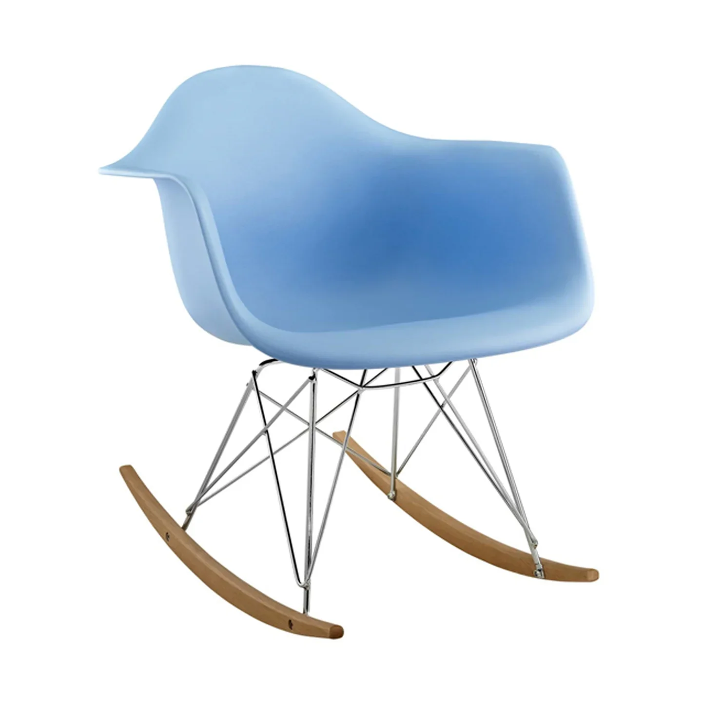 Atoll Rocker Chair, Blue By World Modern Design - Image 2