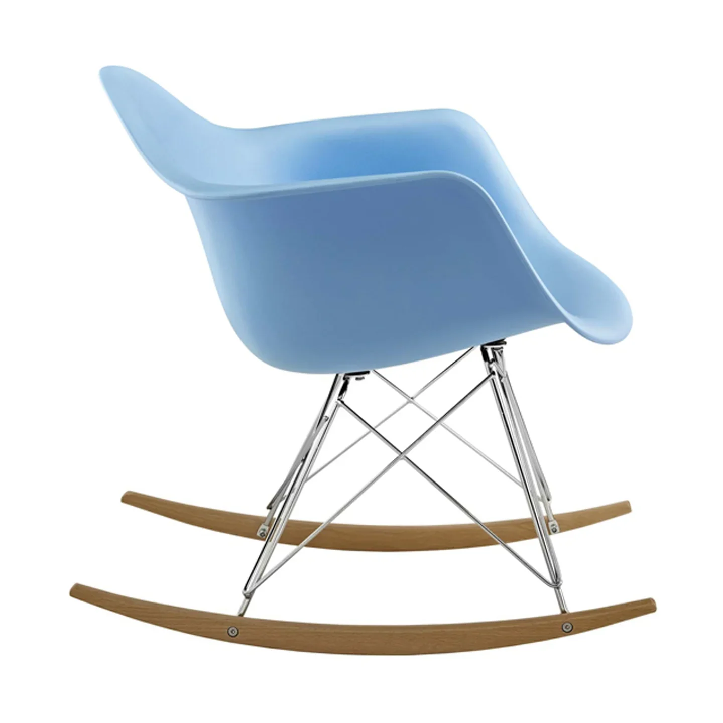 Atoll Rocker Chair, Blue By World Modern Design - Image 4