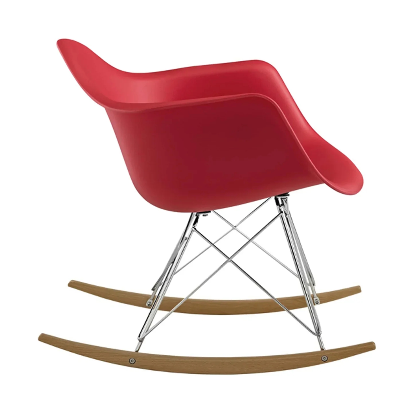 Atoll Rocker Chair, Red By World Modern Design - Image 3