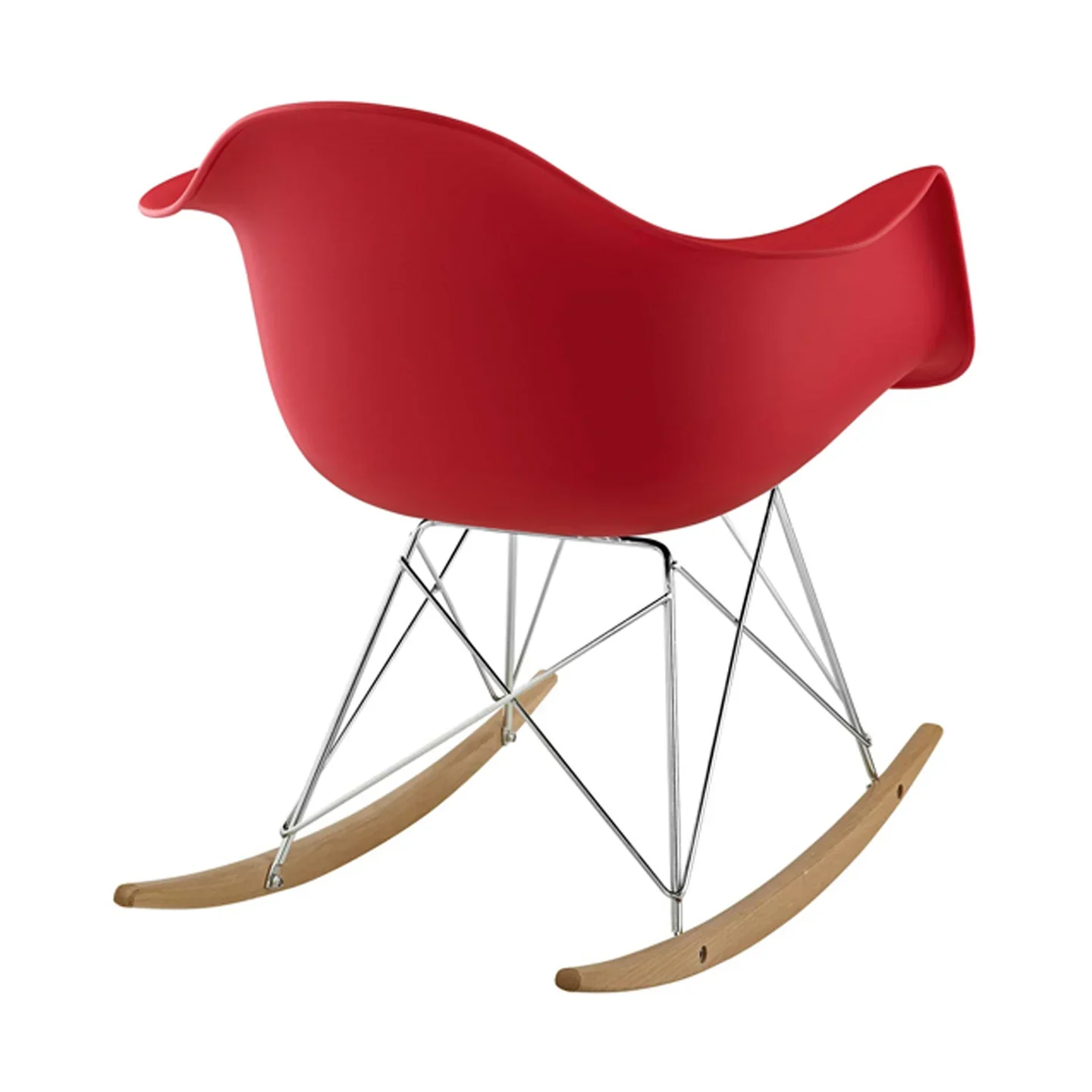Atoll Rocker Chair, Red By World Modern Design - Image 6