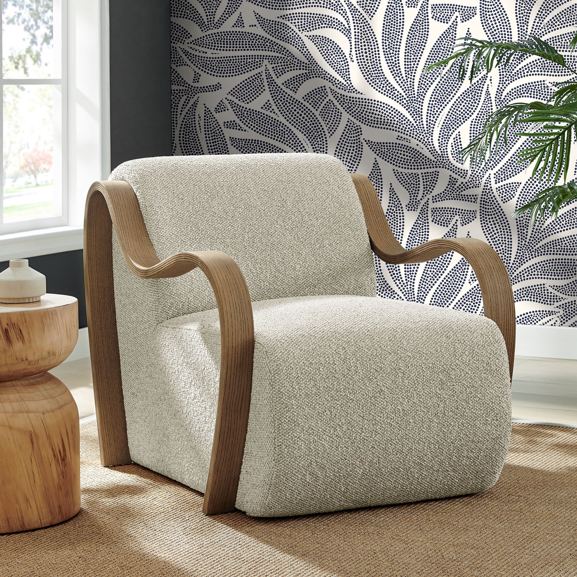 Atrium Lattice Boucle Accent Armchair by Modway - Image 25