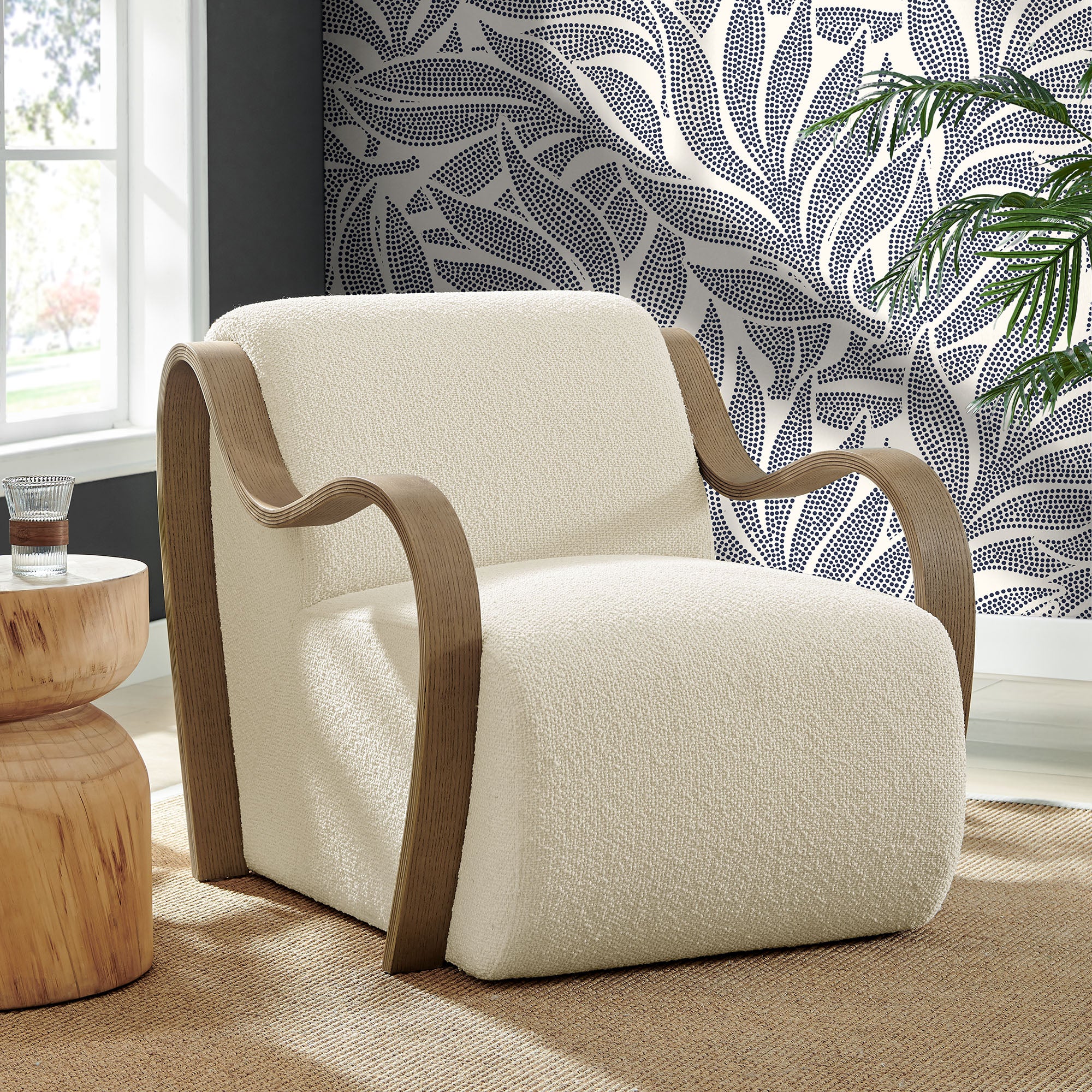 Atrium Lattice Boucle Accent Armchair by Modway - Image 7