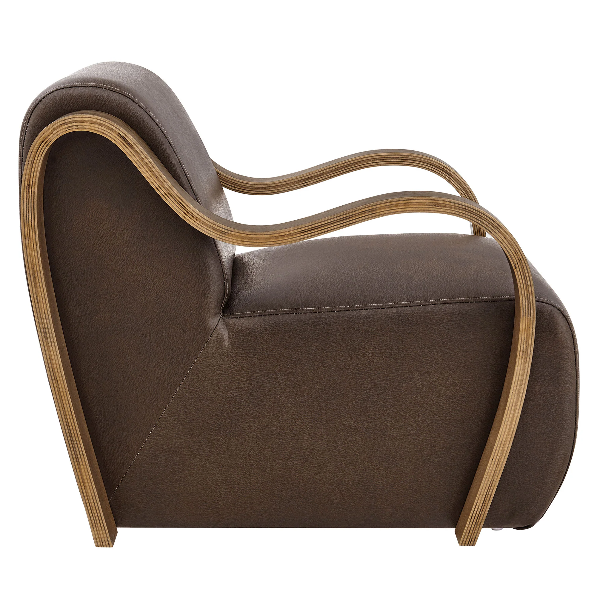 Atrium Vegan Leather Accent Armchair by Modway - Image 2