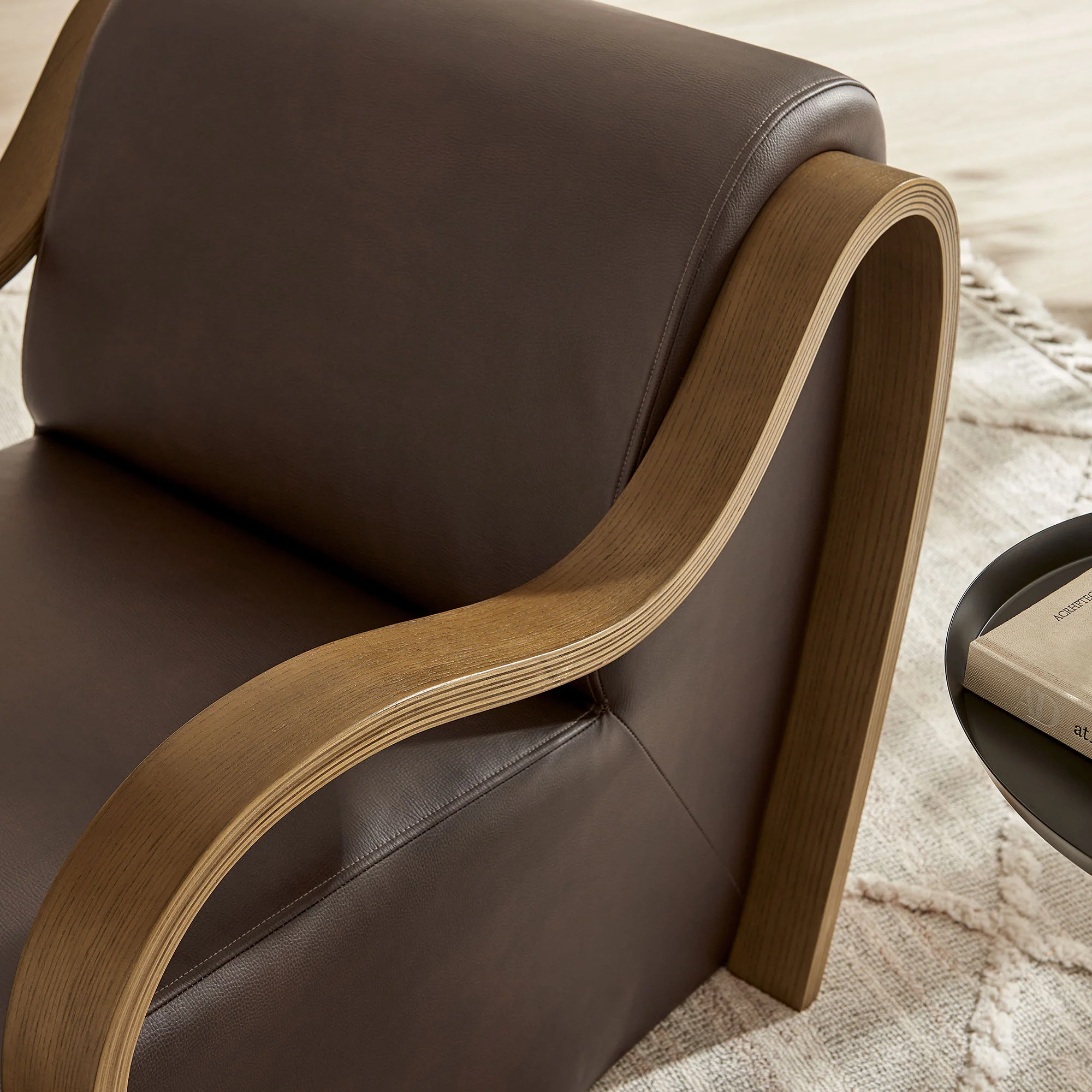 Atrium Vegan Leather Accent Armchair by Modway - Image 6