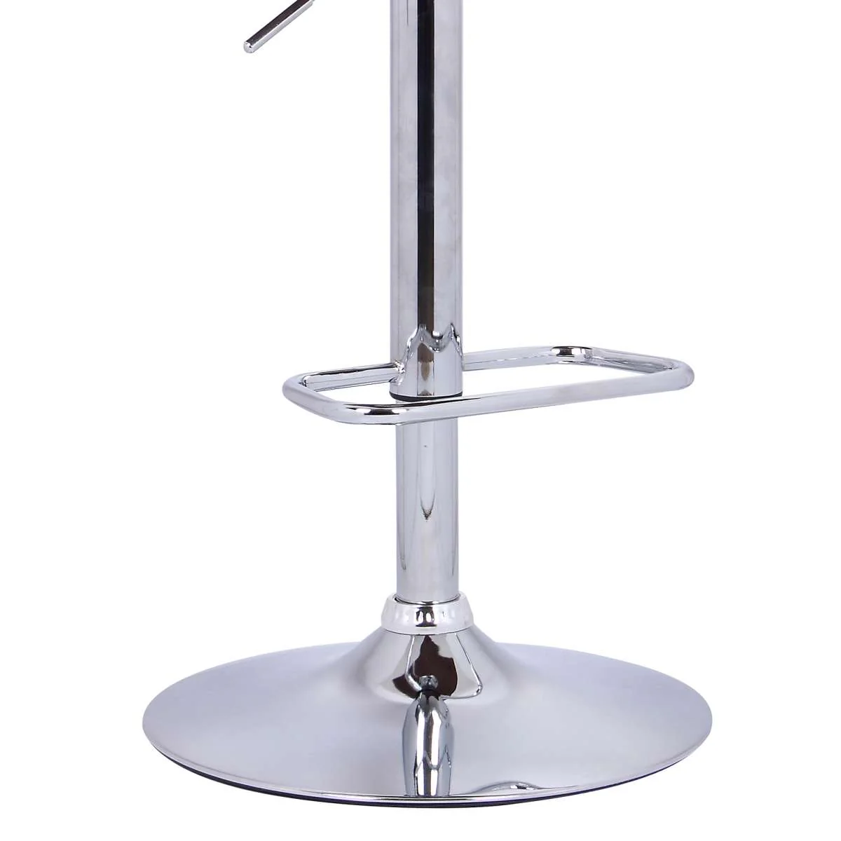 Aubrey Adjustable Height Swivel Bar Stool with Walnut Wood By Armen Living - Image 12