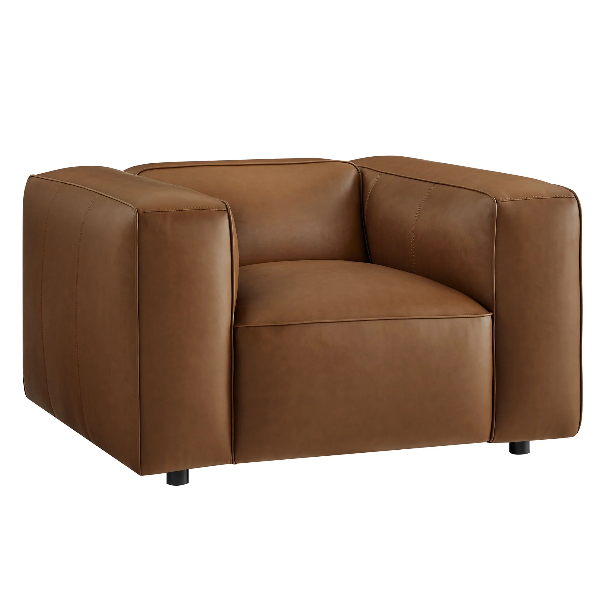 Auren Upholstered Vegan Leather Modular Armchair by Modway - Image 11