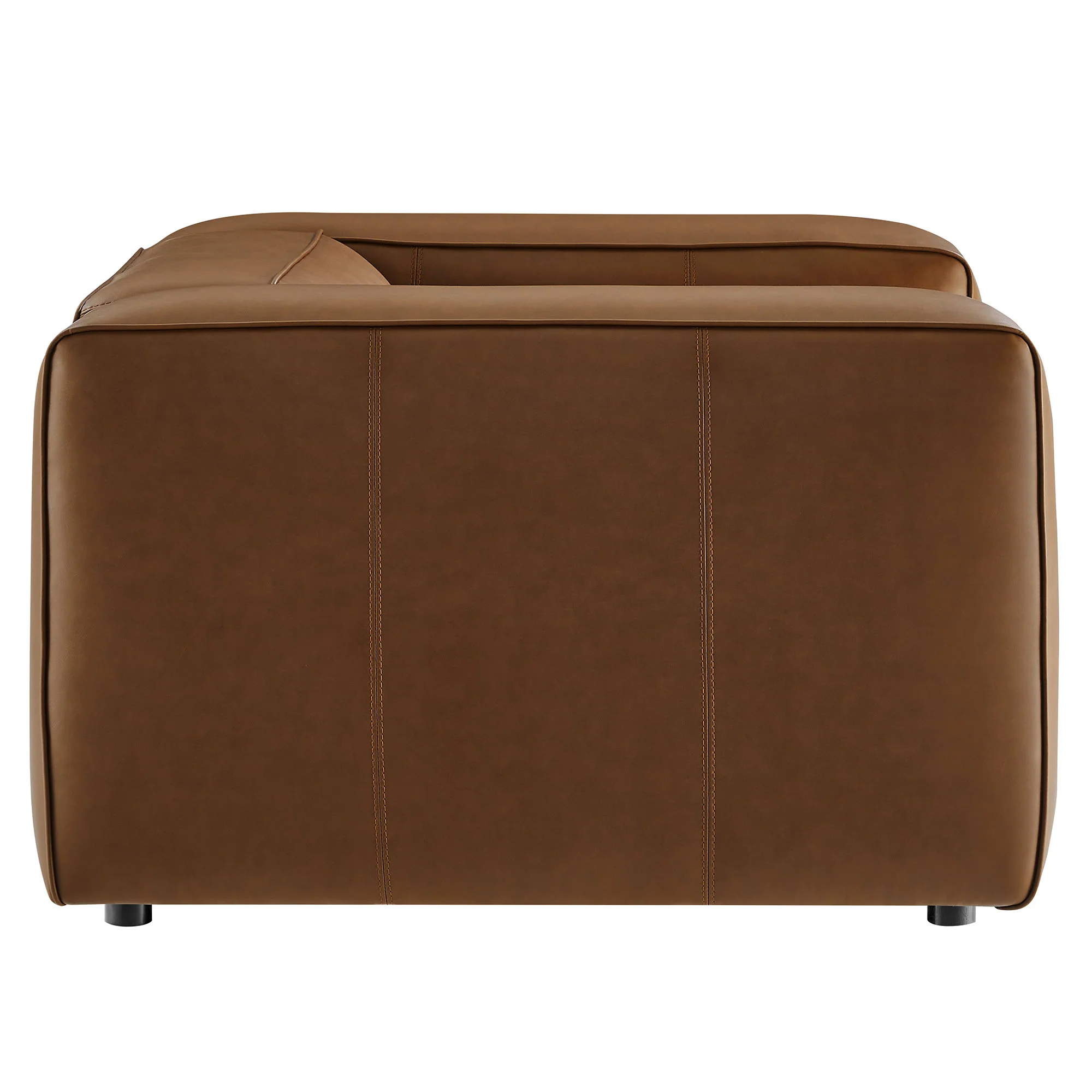 Auren Upholstered Vegan Leather Modular Armchair by Modway - Image 12