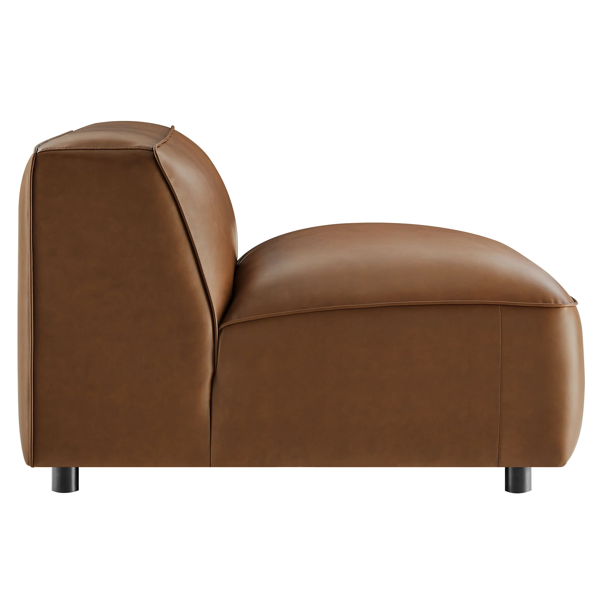 Auren Upholstered Vegan Leather Modular Armless Chair by Modway - Image 12