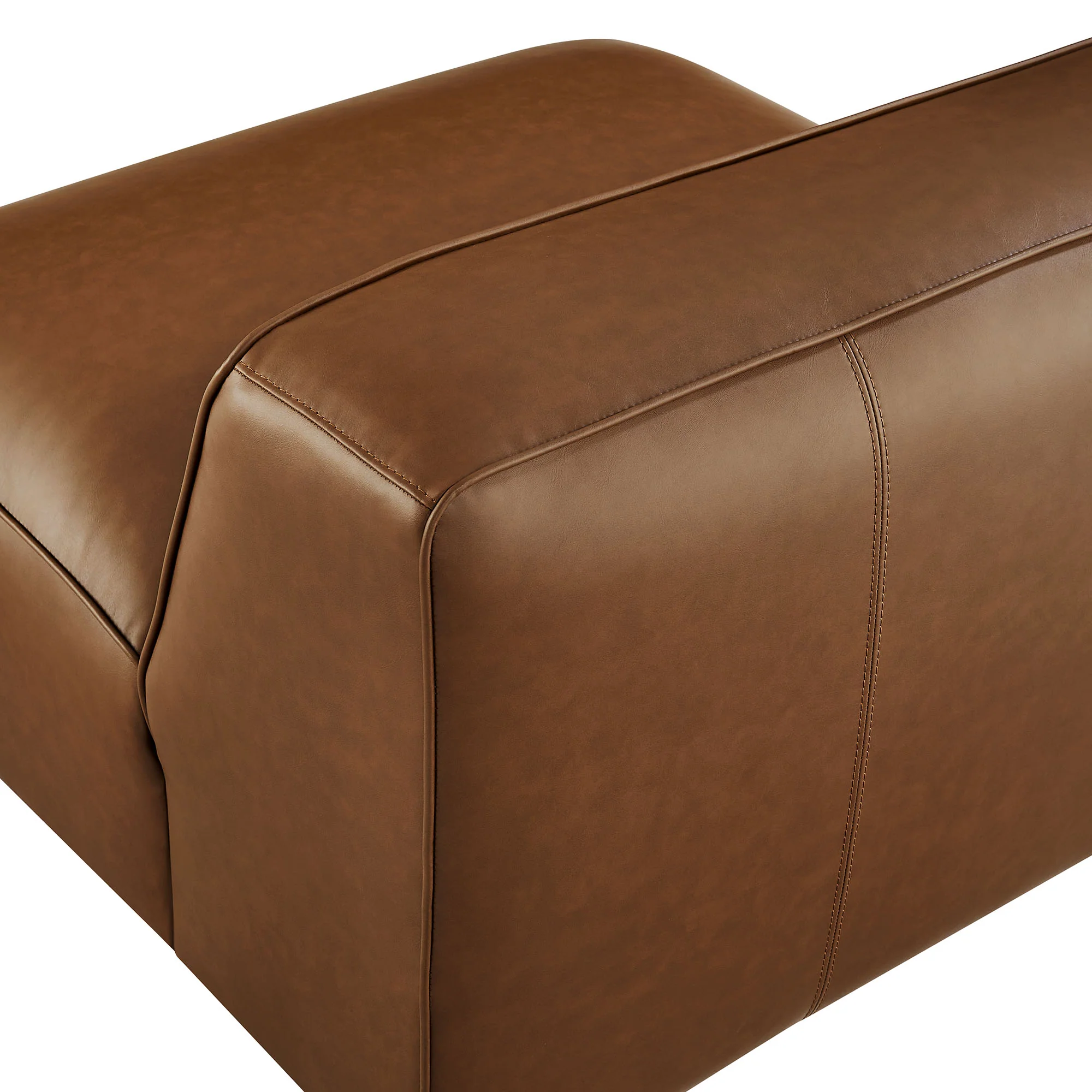 Auren Upholstered Vegan Leather Modular Armless Chair by Modway - Image 15