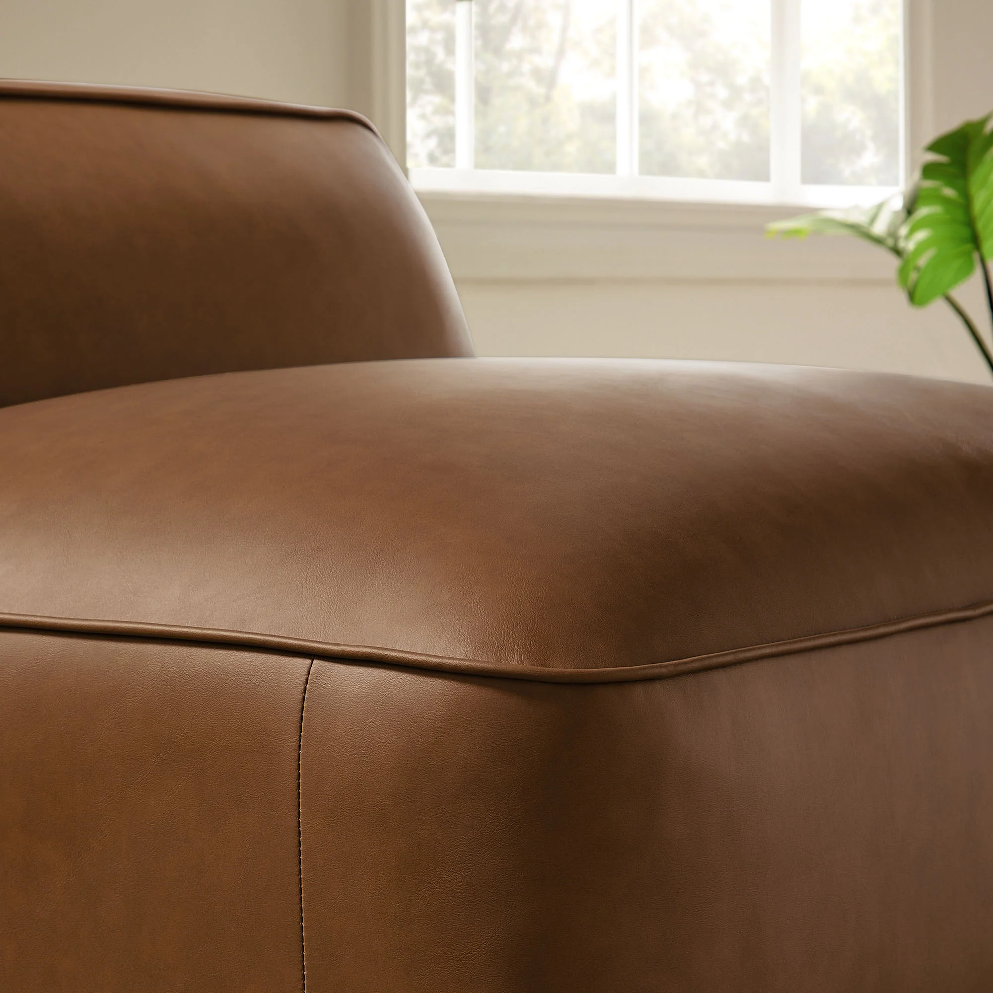 Auren Upholstered Vegan Leather Modular Armless Chair by Modway - Image 17