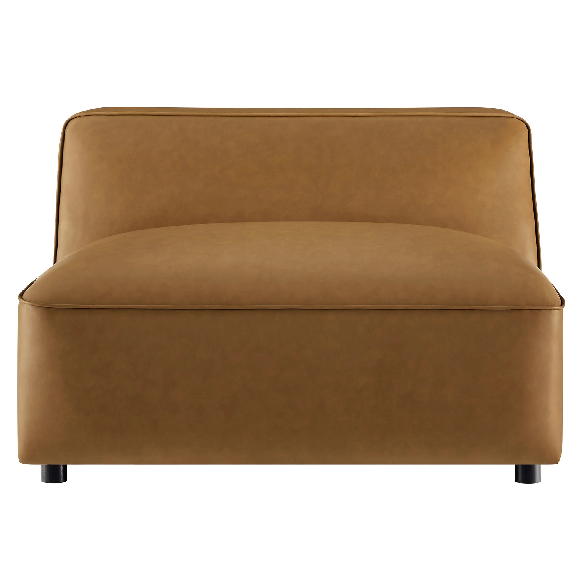 Auren Upholstered Vegan Leather Modular Armless Chair by Modway - Image 5