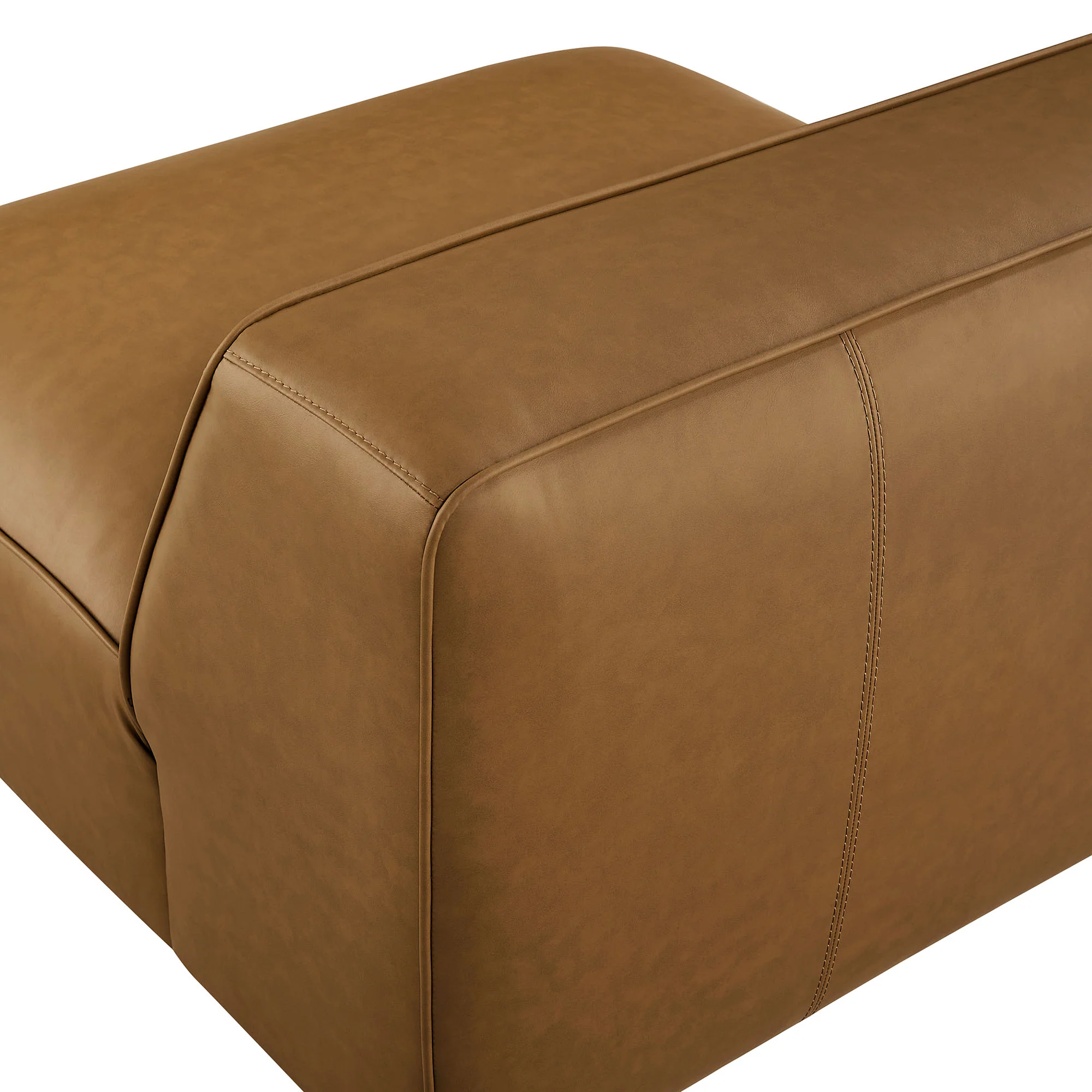 Auren Upholstered Vegan Leather Modular Armless Chair by Modway - Image 6