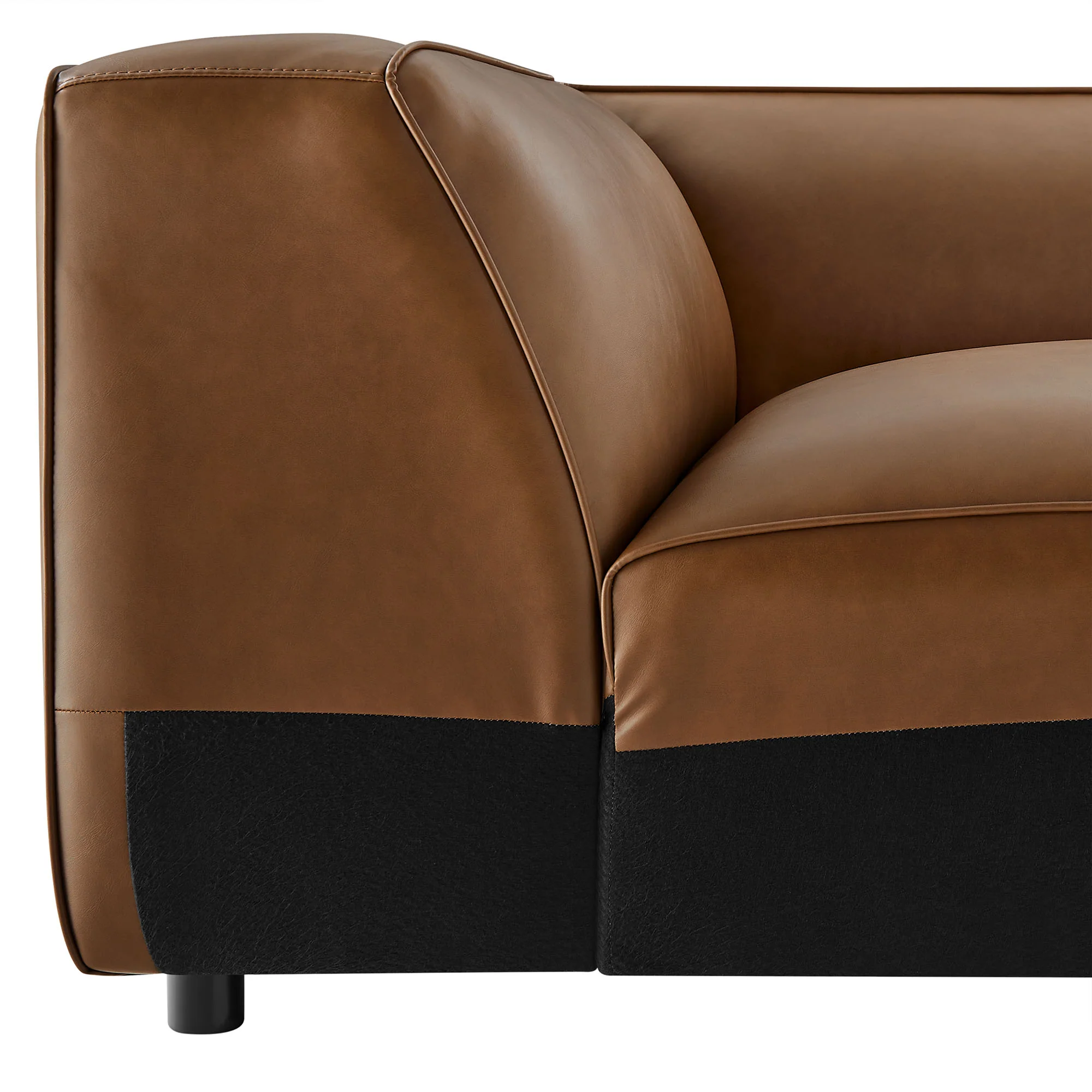Auren Upholstered Vegan Leather Modular Corner Chair by Modway - Image 15