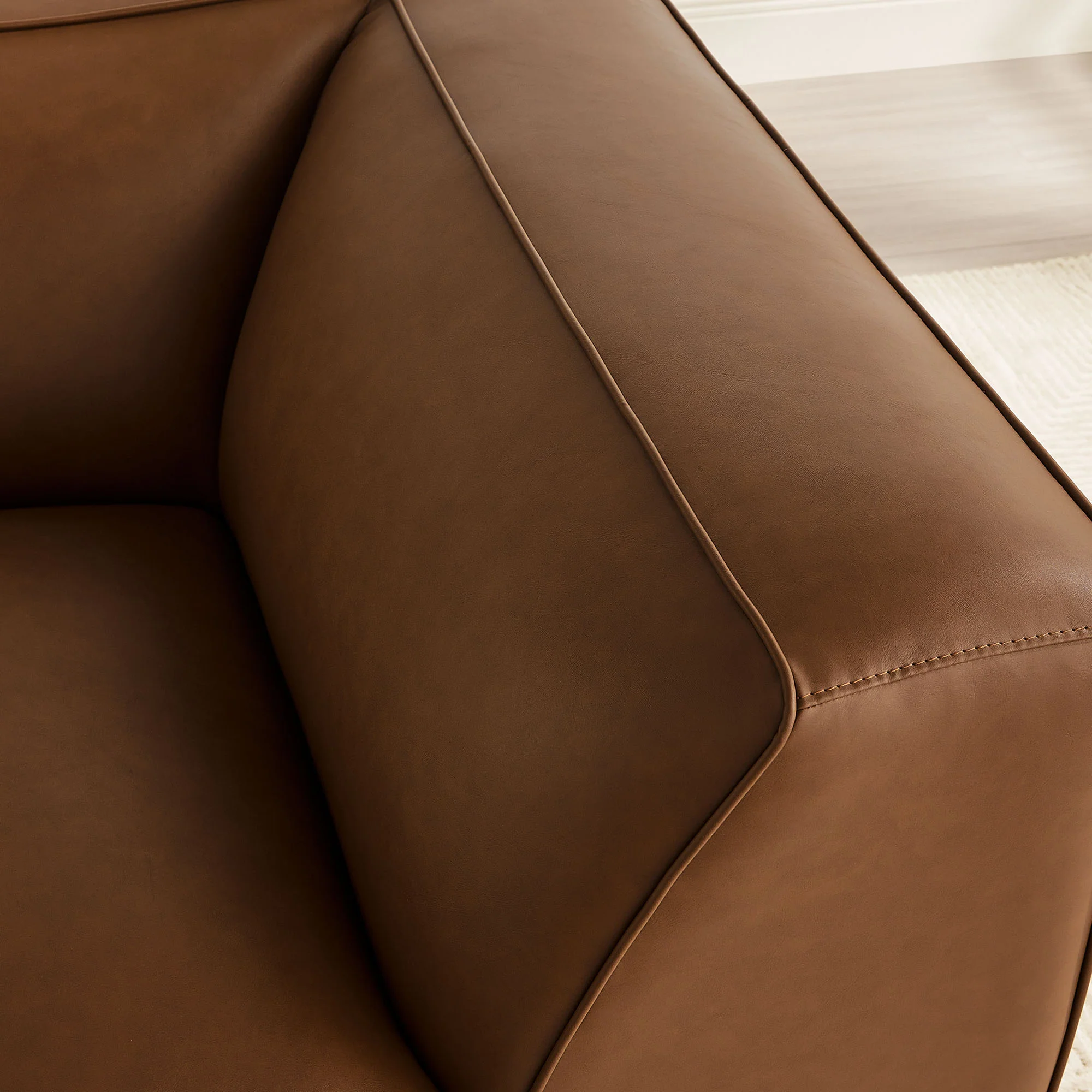 Auren Upholstered Vegan Leather Modular Corner Chair by Modway - Image 17