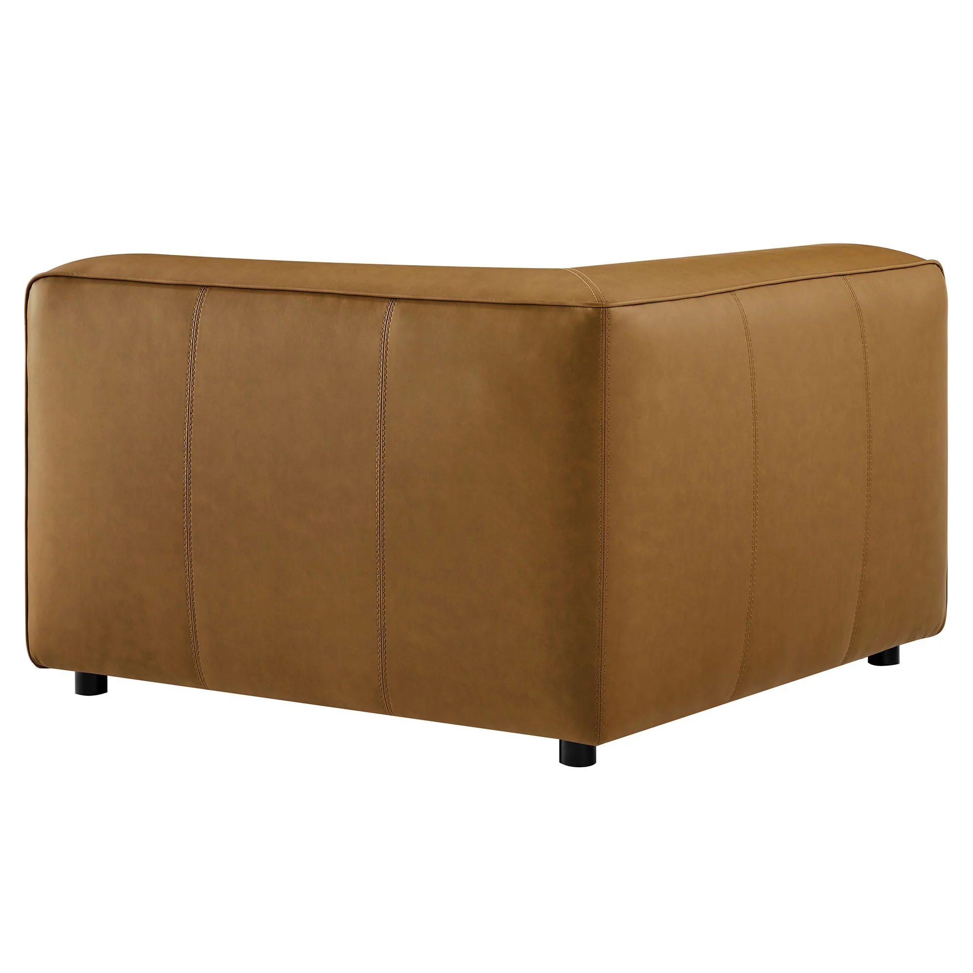 Auren Upholstered Vegan Leather Modular Corner Chair by Modway - Image 4