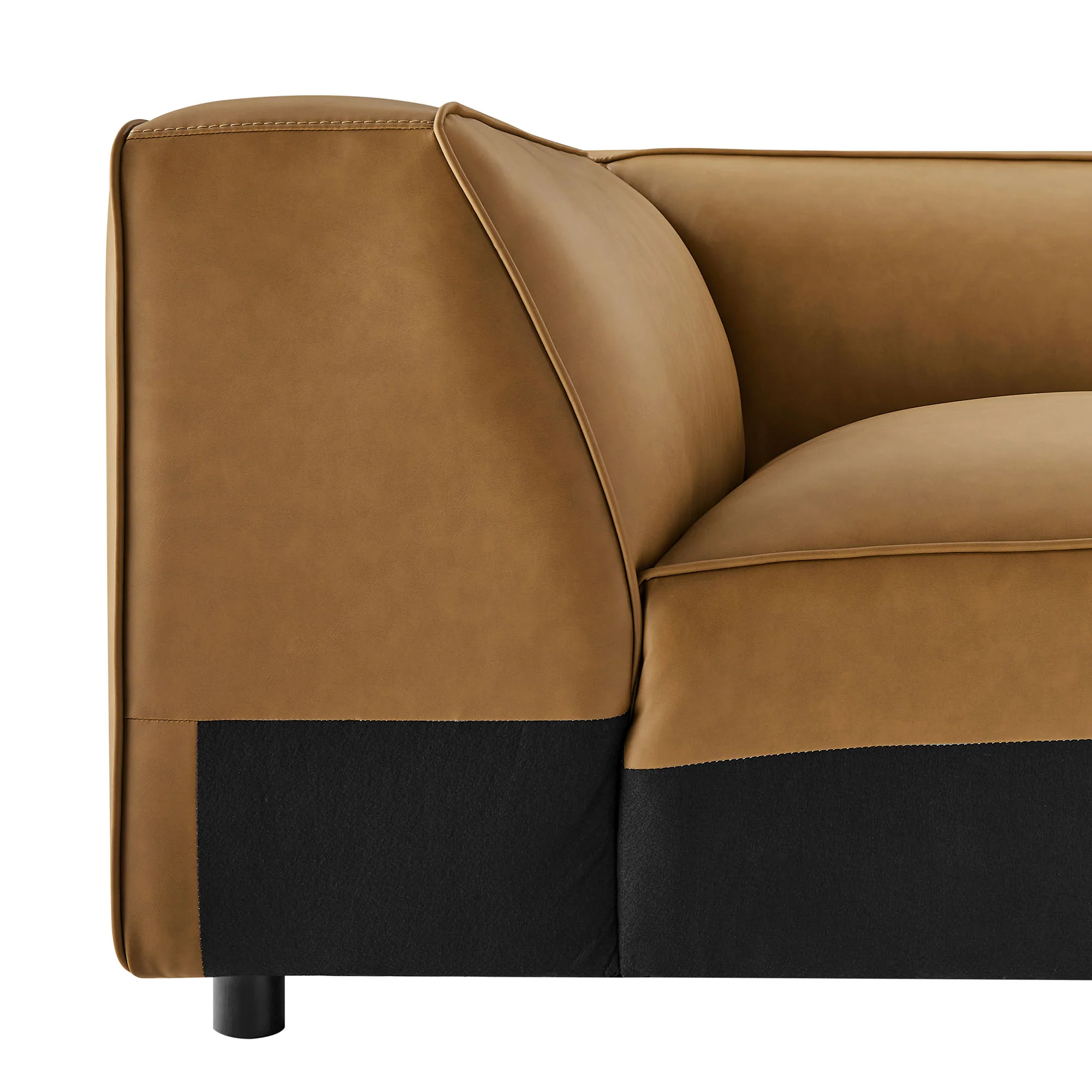 Auren Upholstered Vegan Leather Modular Corner Chair by Modway - Image 6