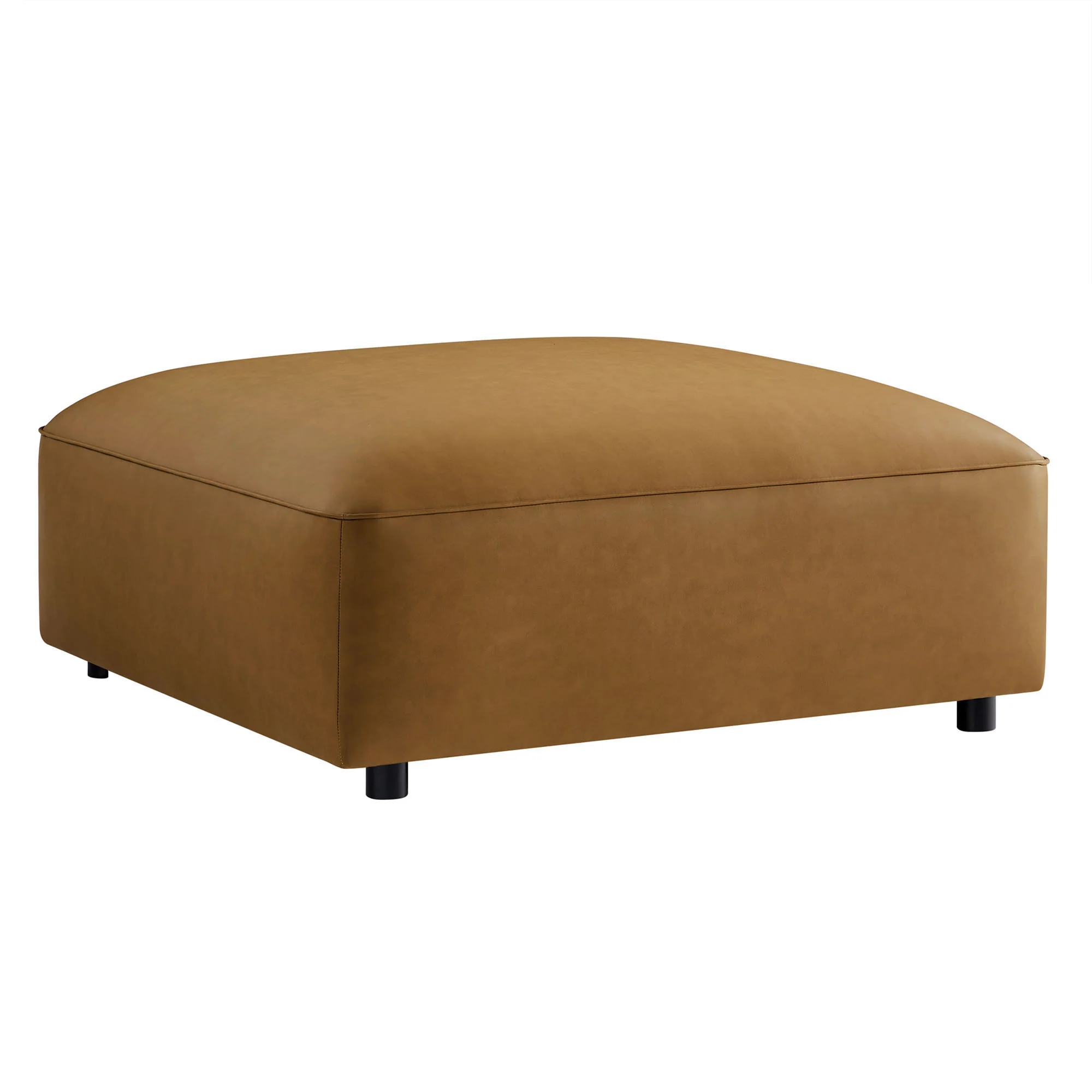 Auren Upholstered Vegan Leather Ottoman by Modway - Image 2