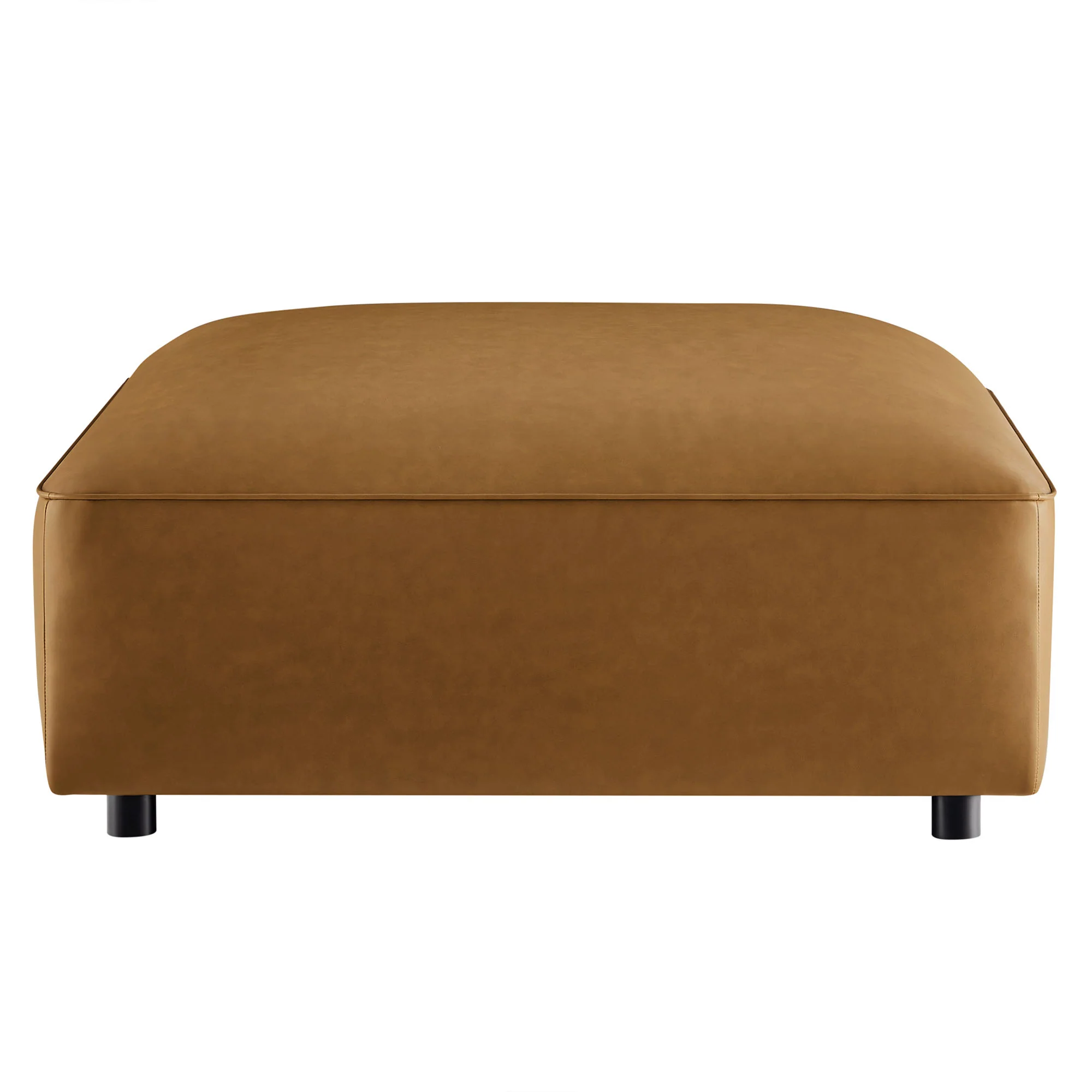 Auren Upholstered Vegan Leather Ottoman by Modway - Image 3